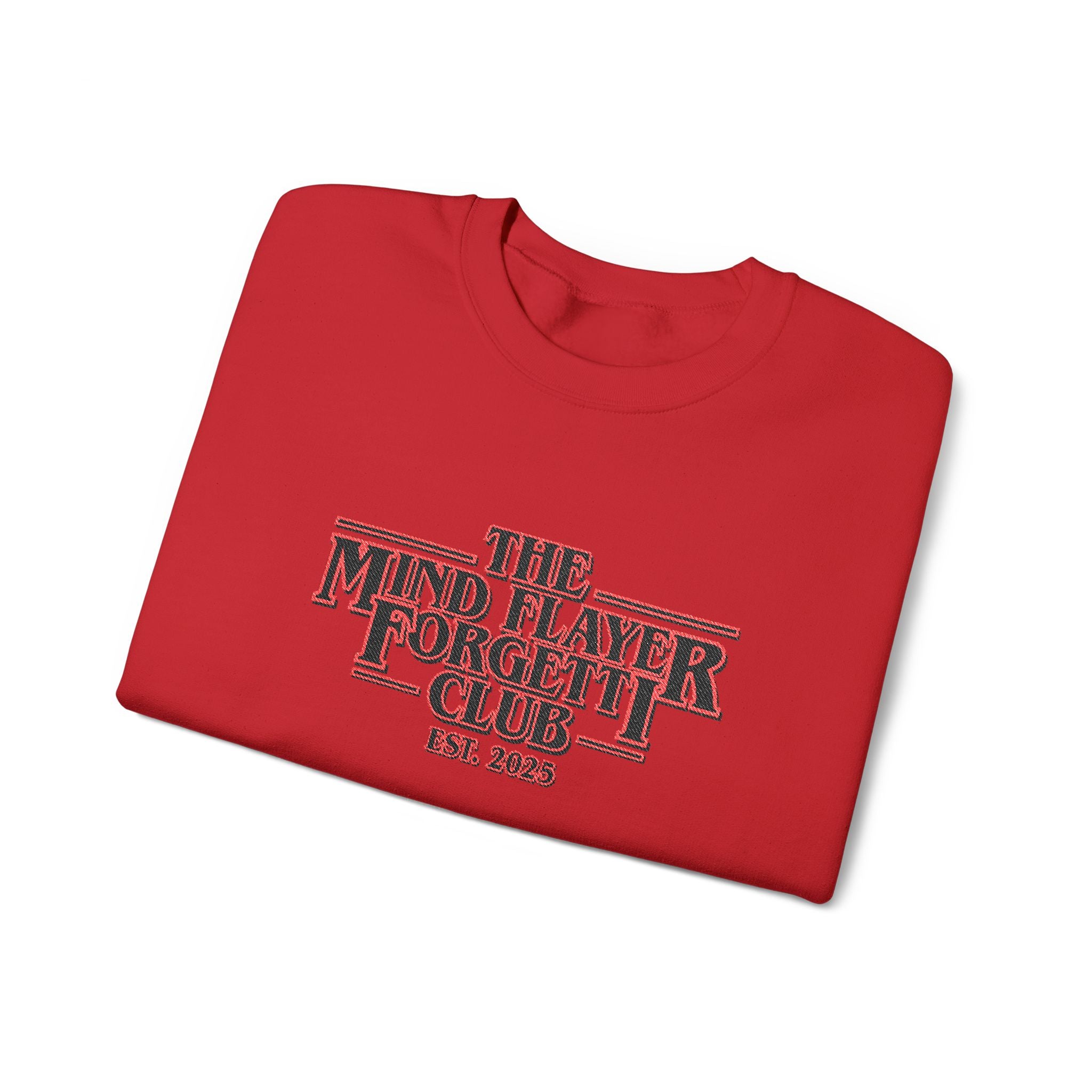 Mind Flayer Forgetii Club Official Logo Embroidered Sweatshirt