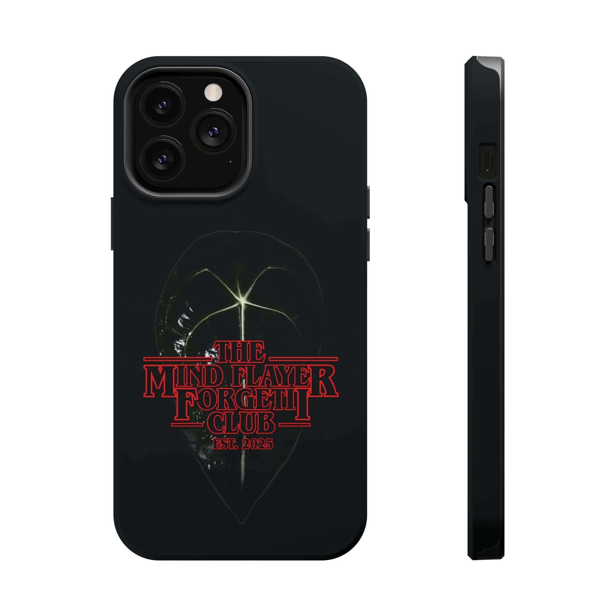 Mind Flayer Forgetii Club - Black Magnetic Impact‑Resistant Case