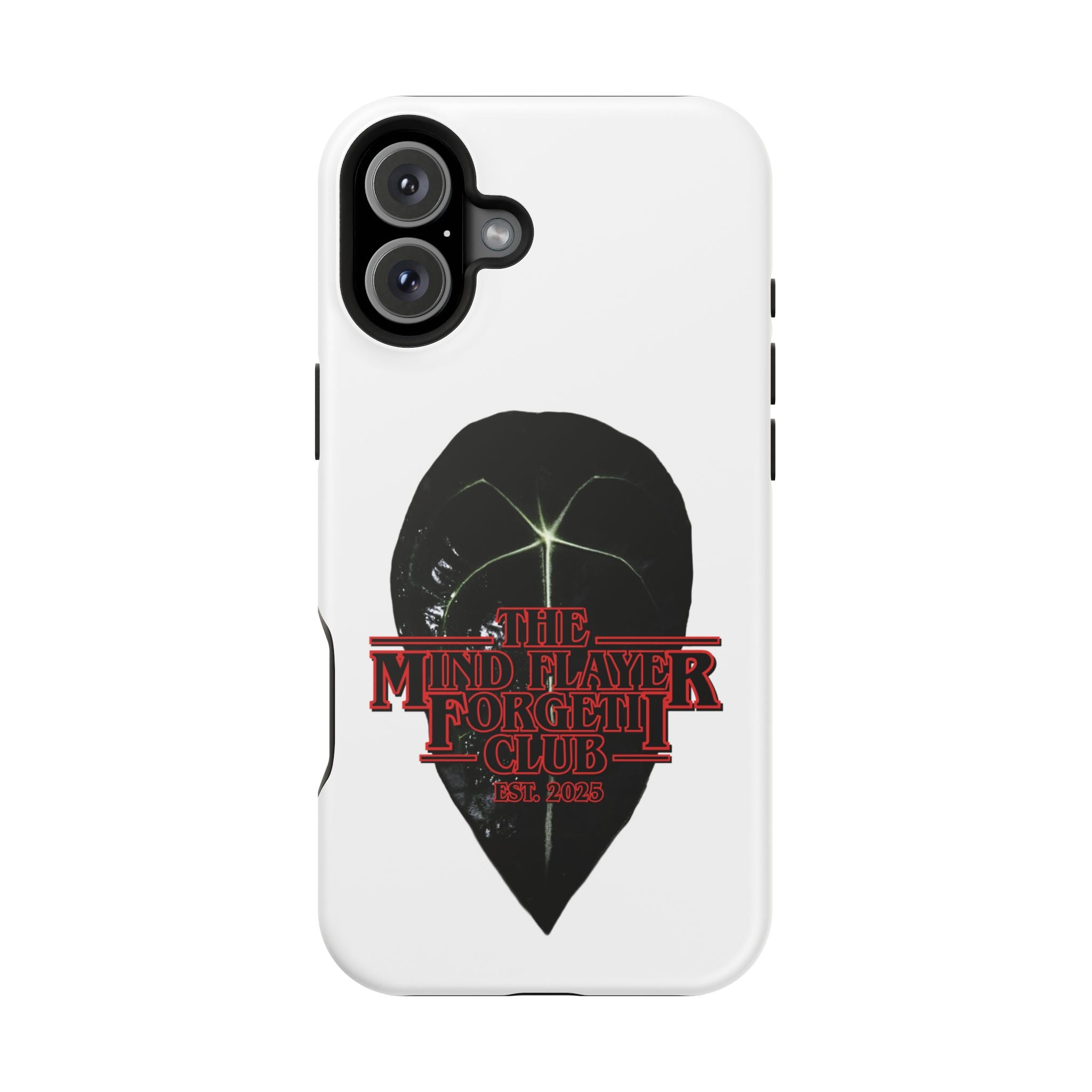 Mind Flayer Forgetii Club - White Magnetic Impact‑Resistant Case