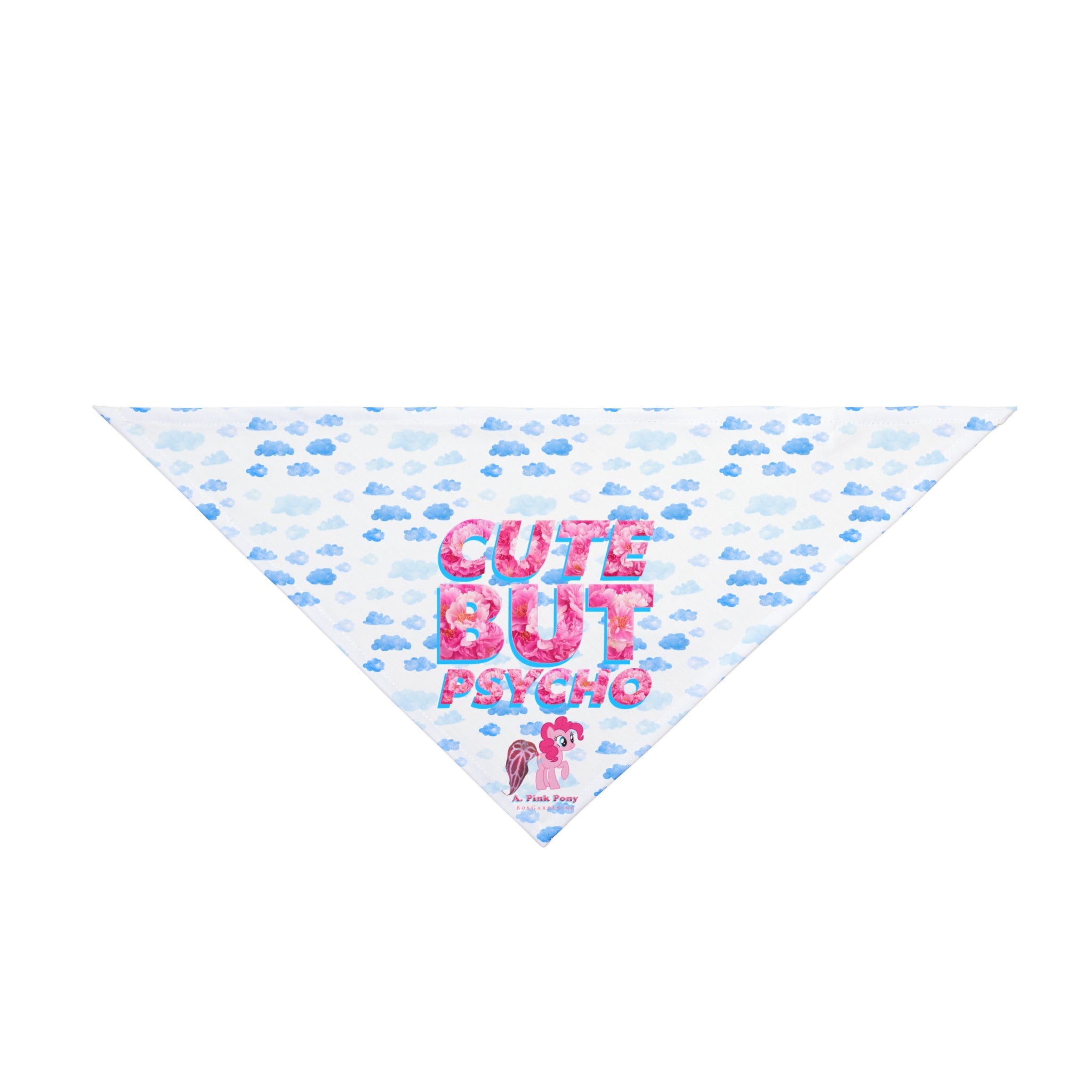 "Cute But Psycho" Bandana By The Anthurium Pink Pony Club