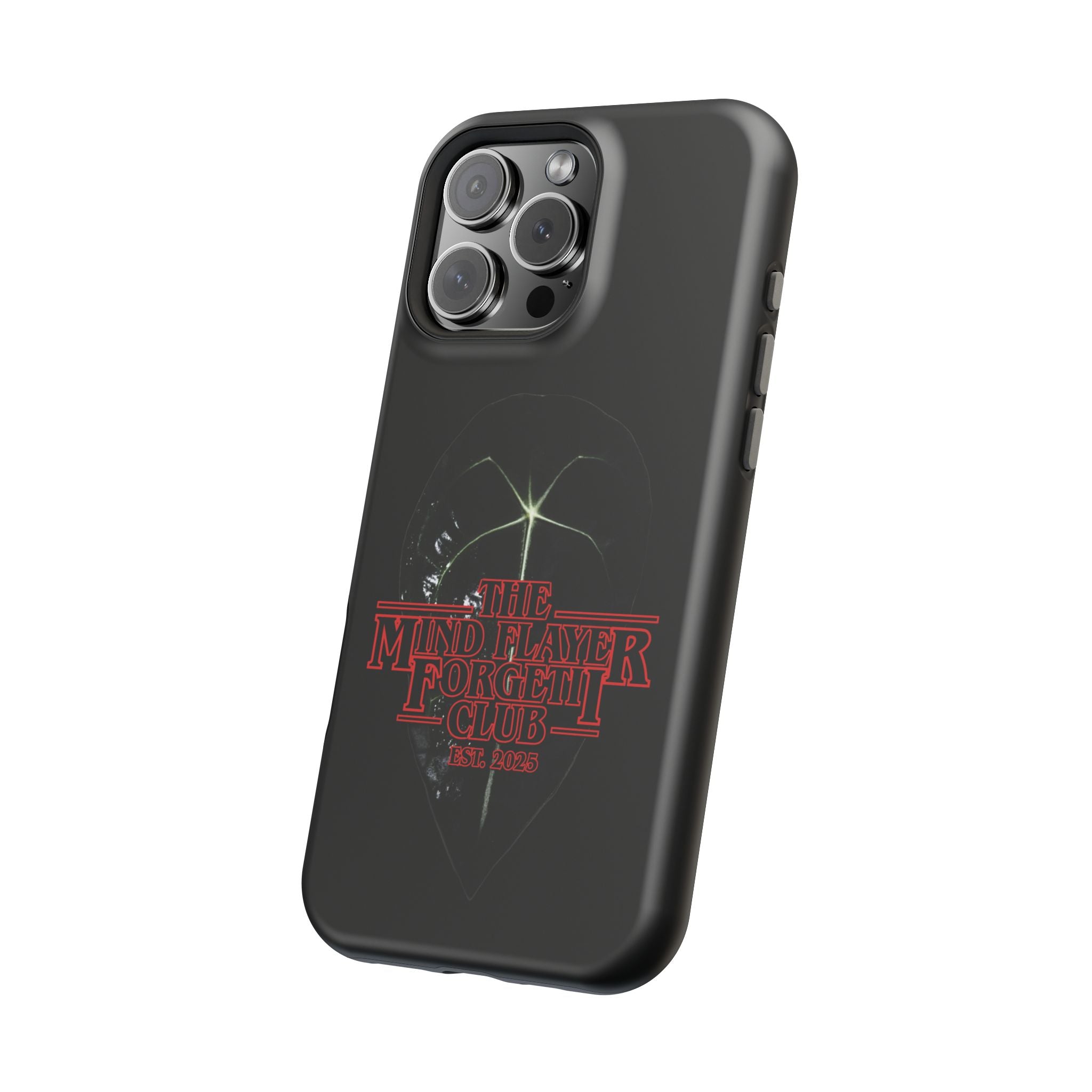 Mind Flayer Forgetii Club - Black Magnetic Impact‑Resistant Case