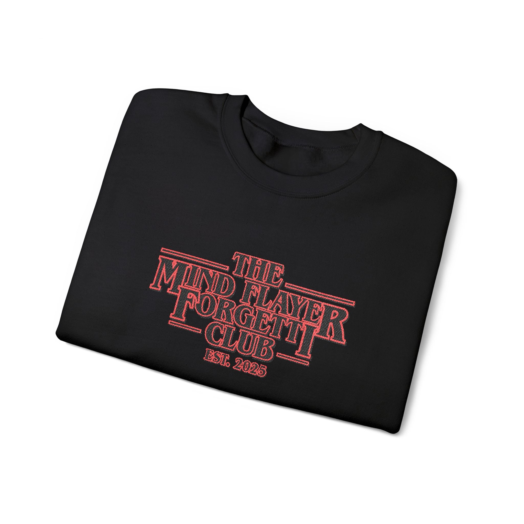 Mind Flayer Forgetii Club Official Logo Embroidered Sweatshirt