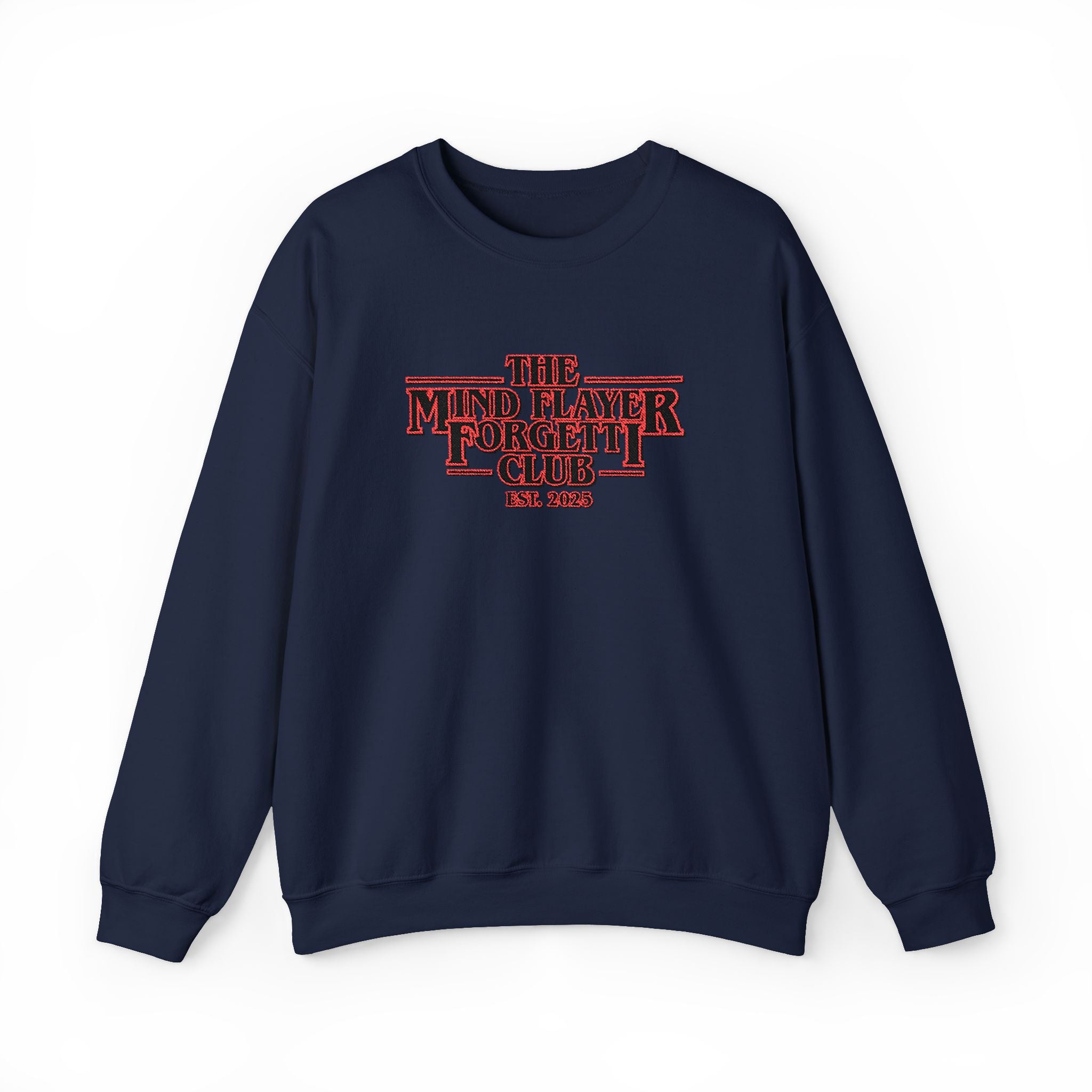 Mind Flayer Forgetii Club Official Logo Embroidered Sweatshirt