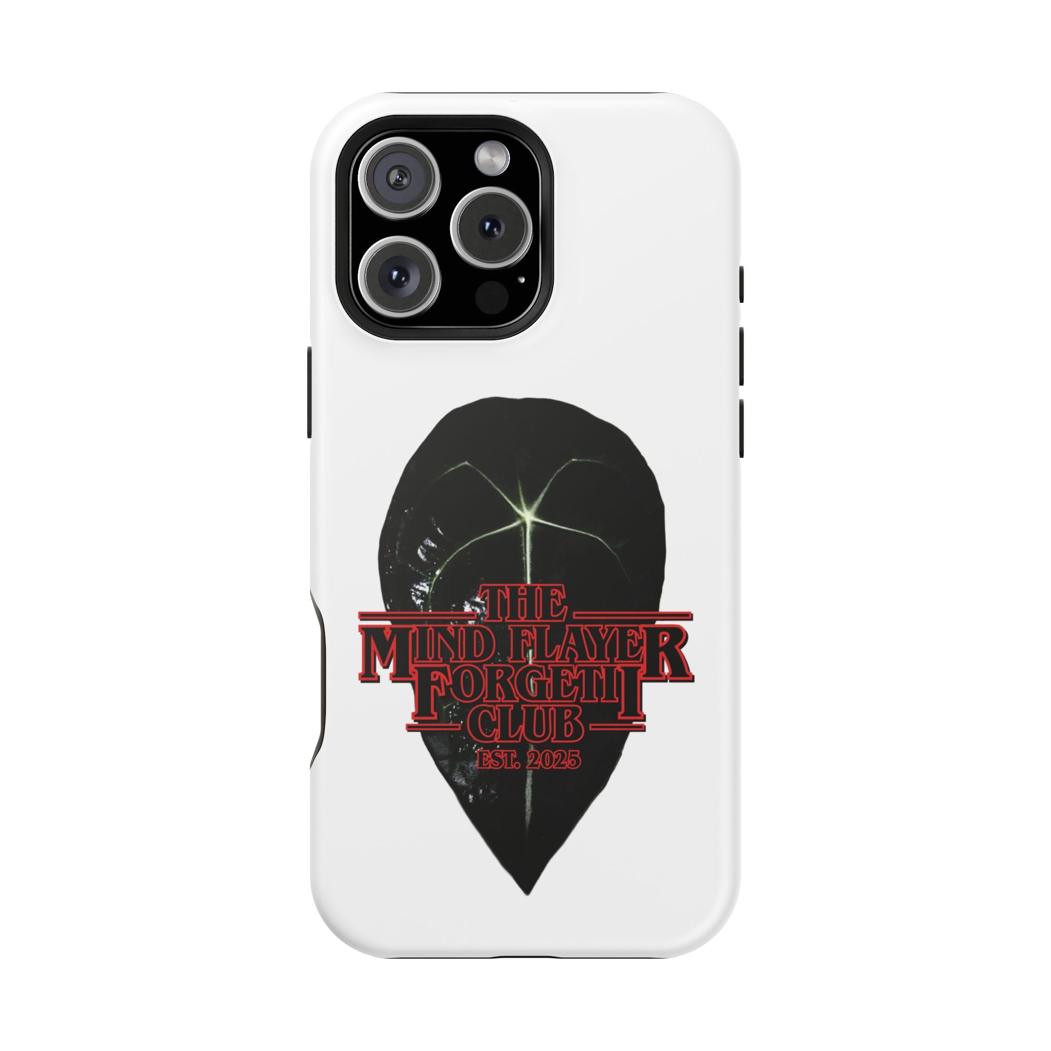 Mind Flayer Forgetii Club - White Magnetic Impact‑Resistant Case