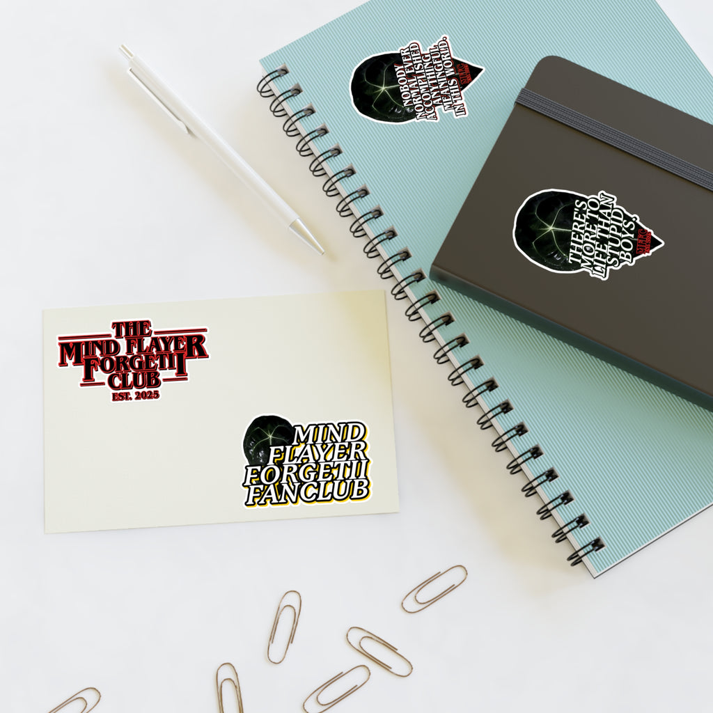 Mind Flayer Forgetii FANCLUB Sticker Sheet
