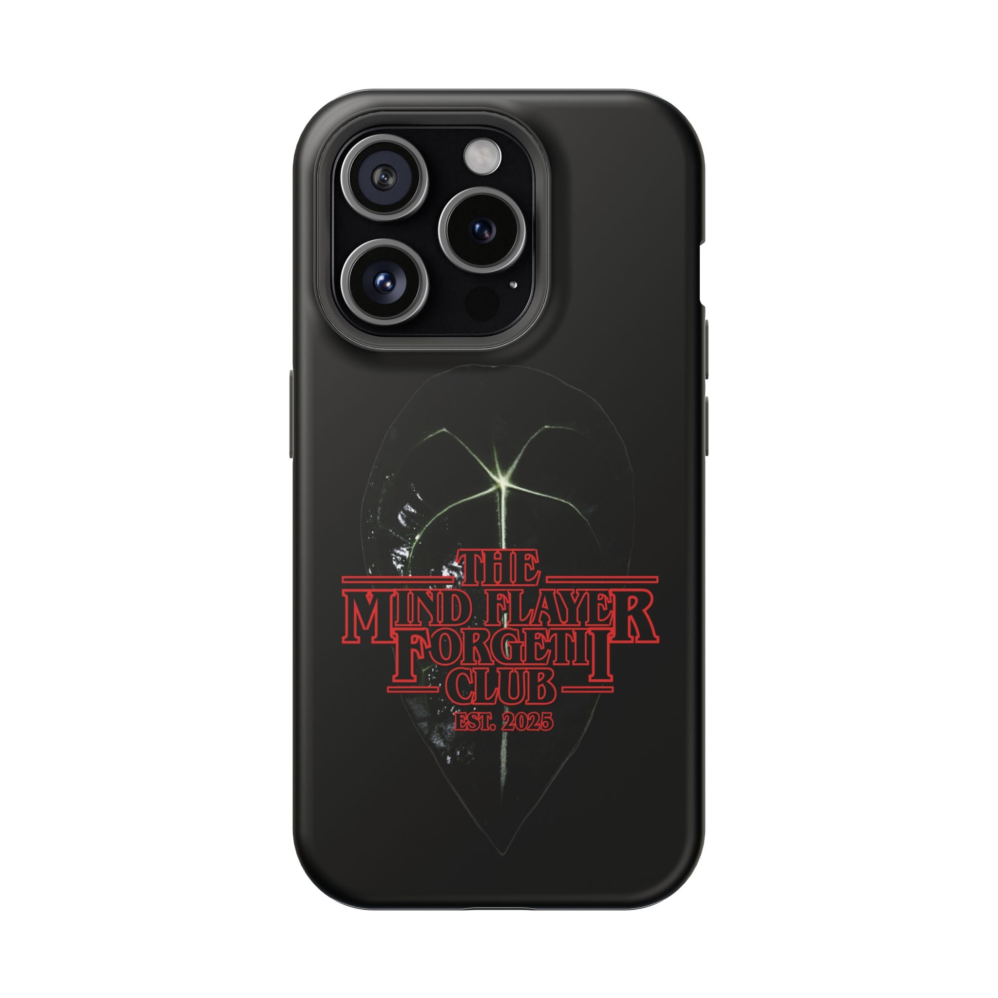 Mind Flayer Forgetii Club - Black Magnetic Impact‑Resistant Case