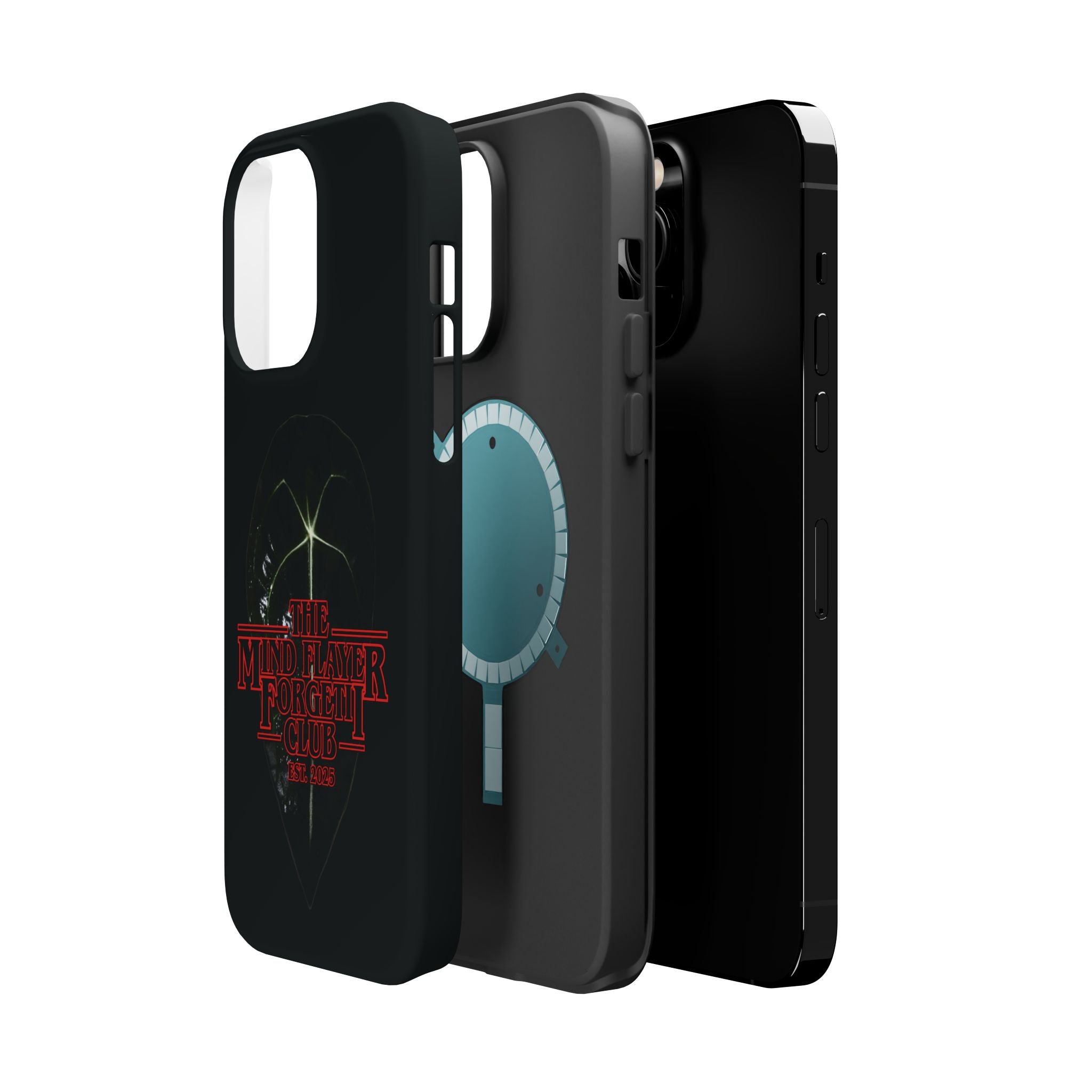 Mind Flayer Forgetii Club - Black Magnetic Impact‑Resistant Case