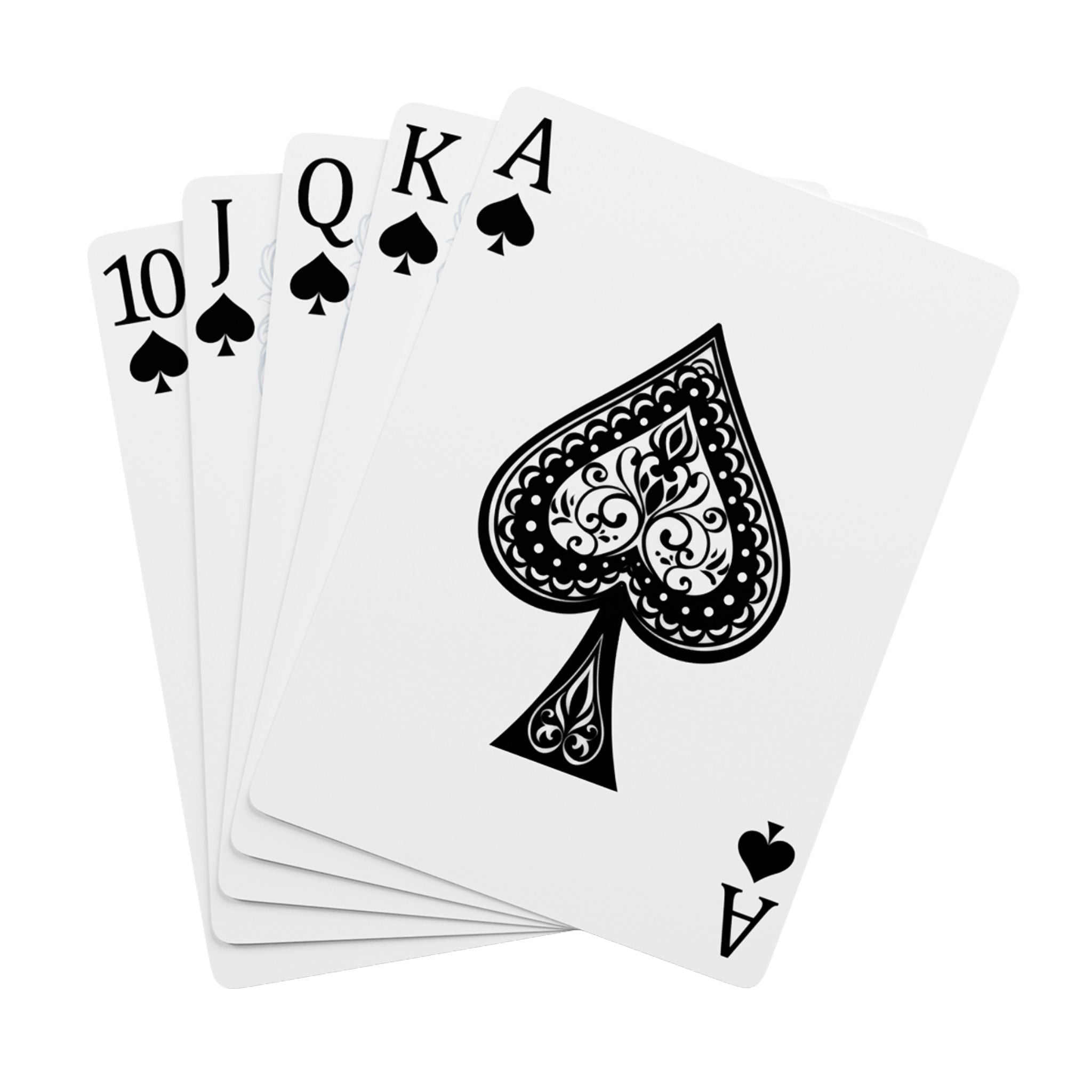 Mind Flayer Forgetii Club Poker Playing Cards in White