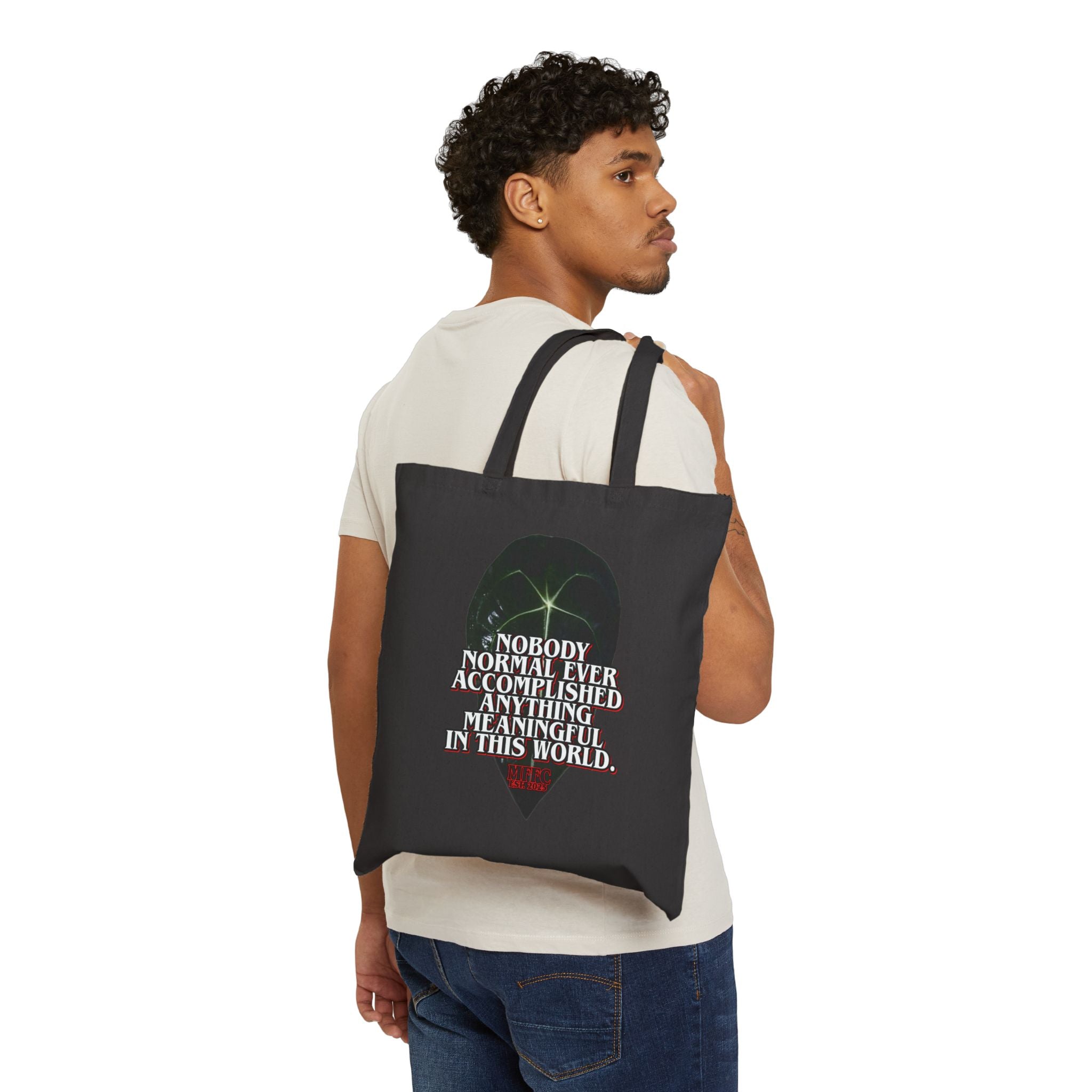 "Nobody Normal" Cotton Canvas Tote