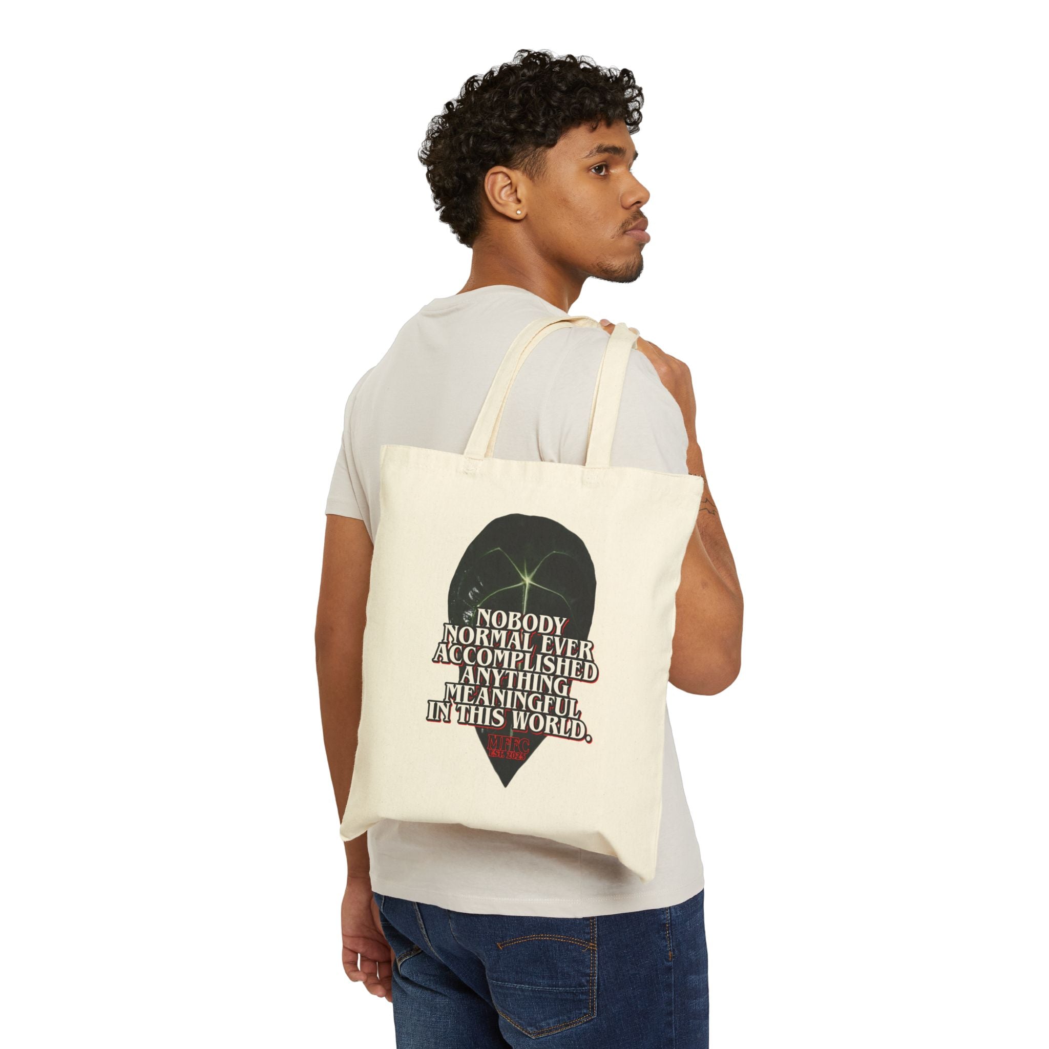 "Nobody Normal" Cotton Canvas Tote