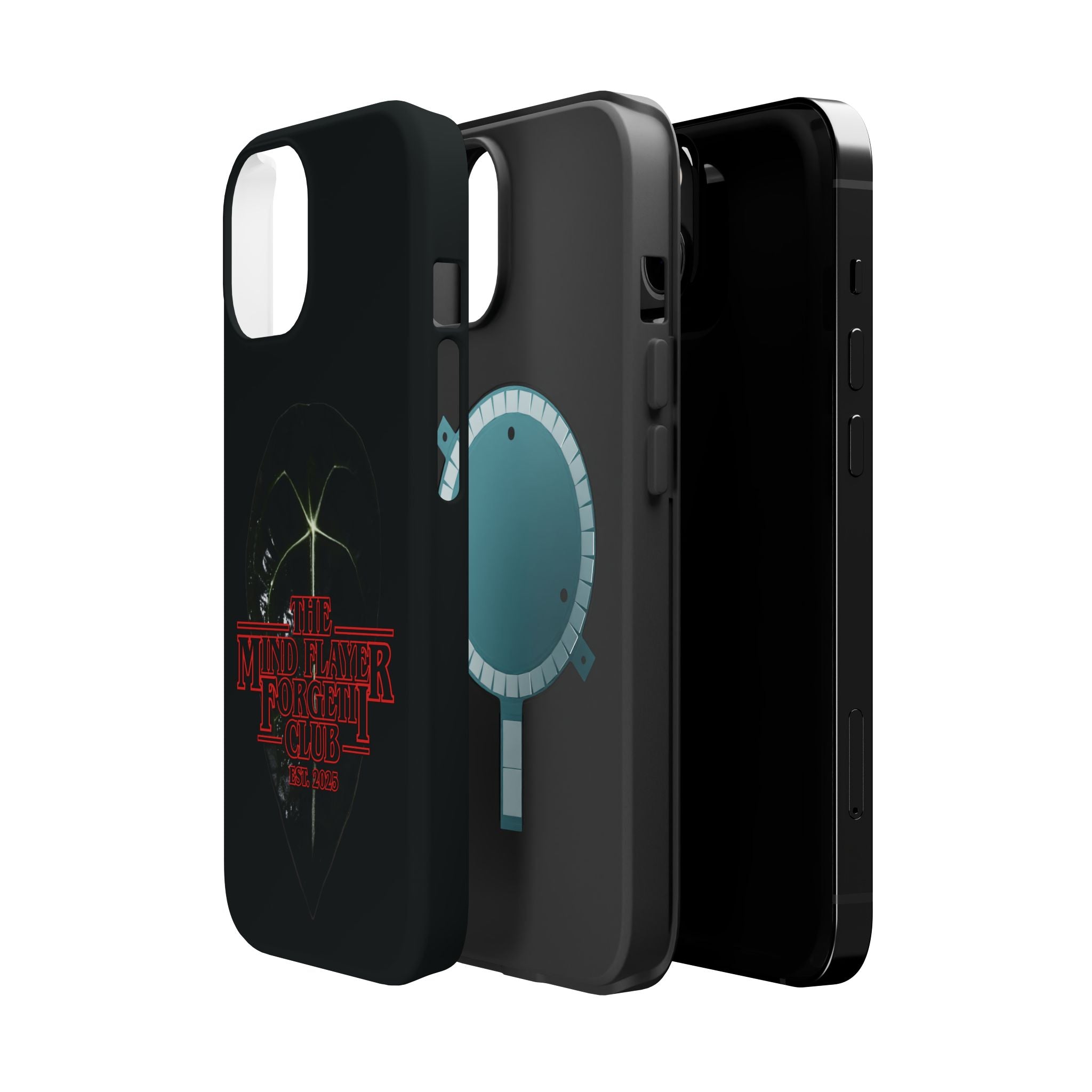 Mind Flayer Forgetii Club - Black Magnetic Impact‑Resistant Case