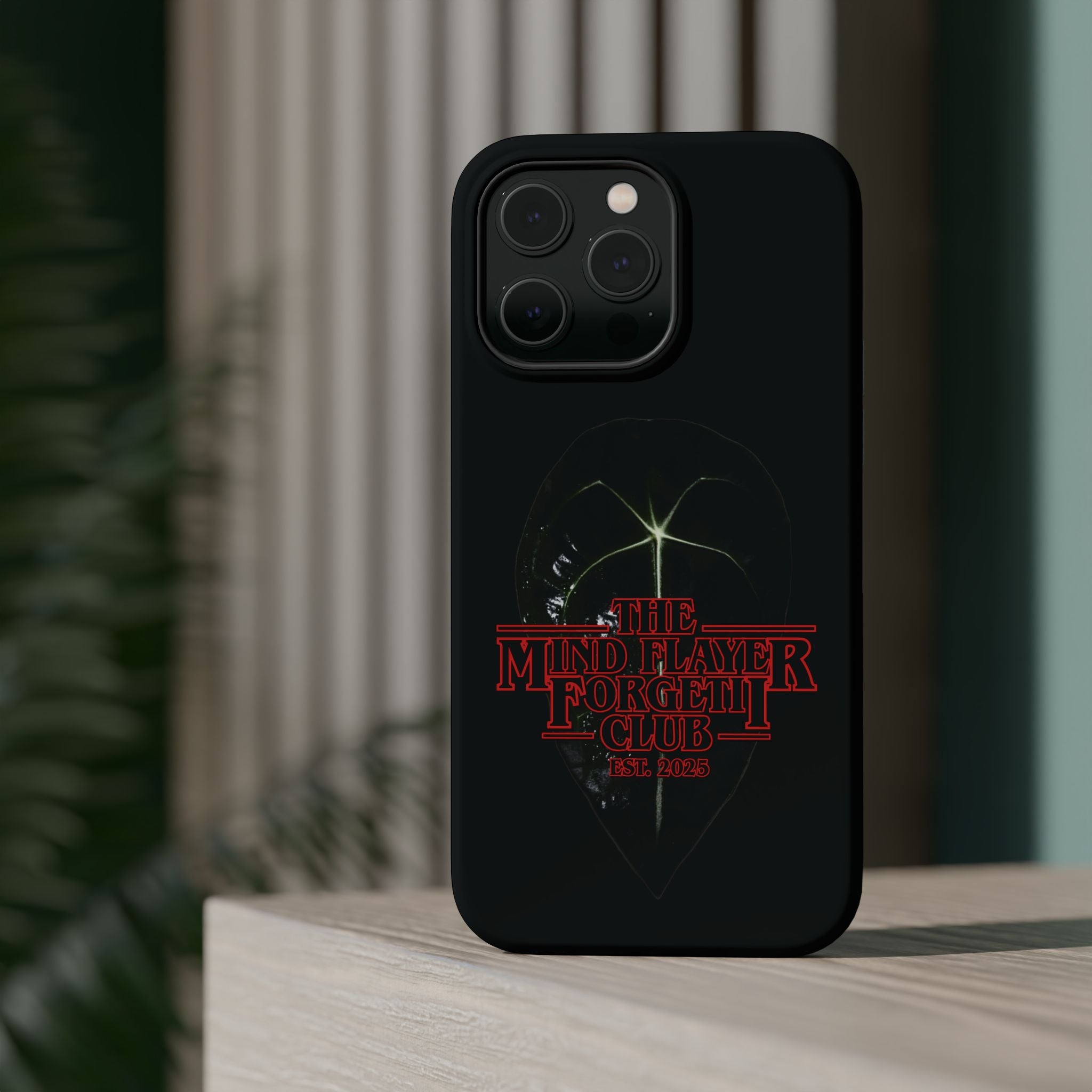 Mind Flayer Forgetii Club - Black Magnetic Impact‑Resistant Case
