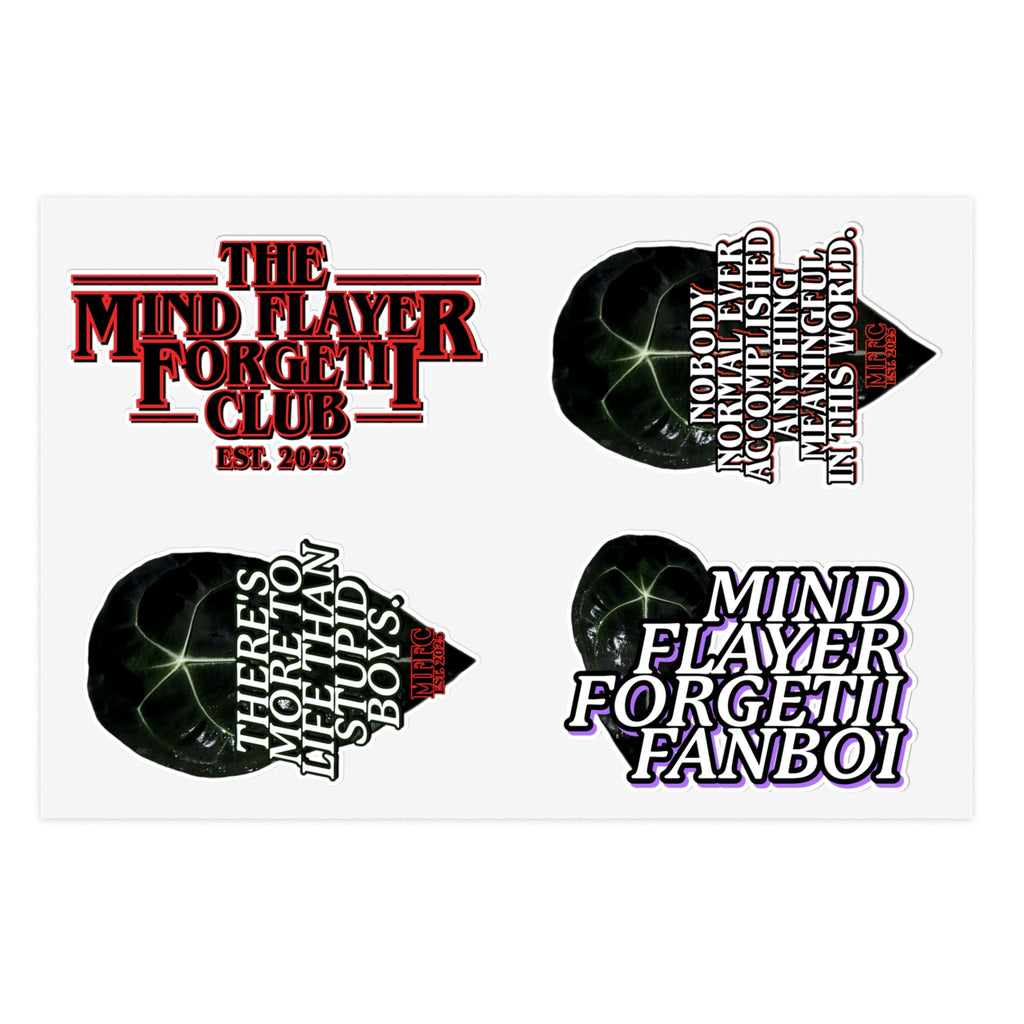 Mind Flayer Forgetii FANBOI Sticker Sheet