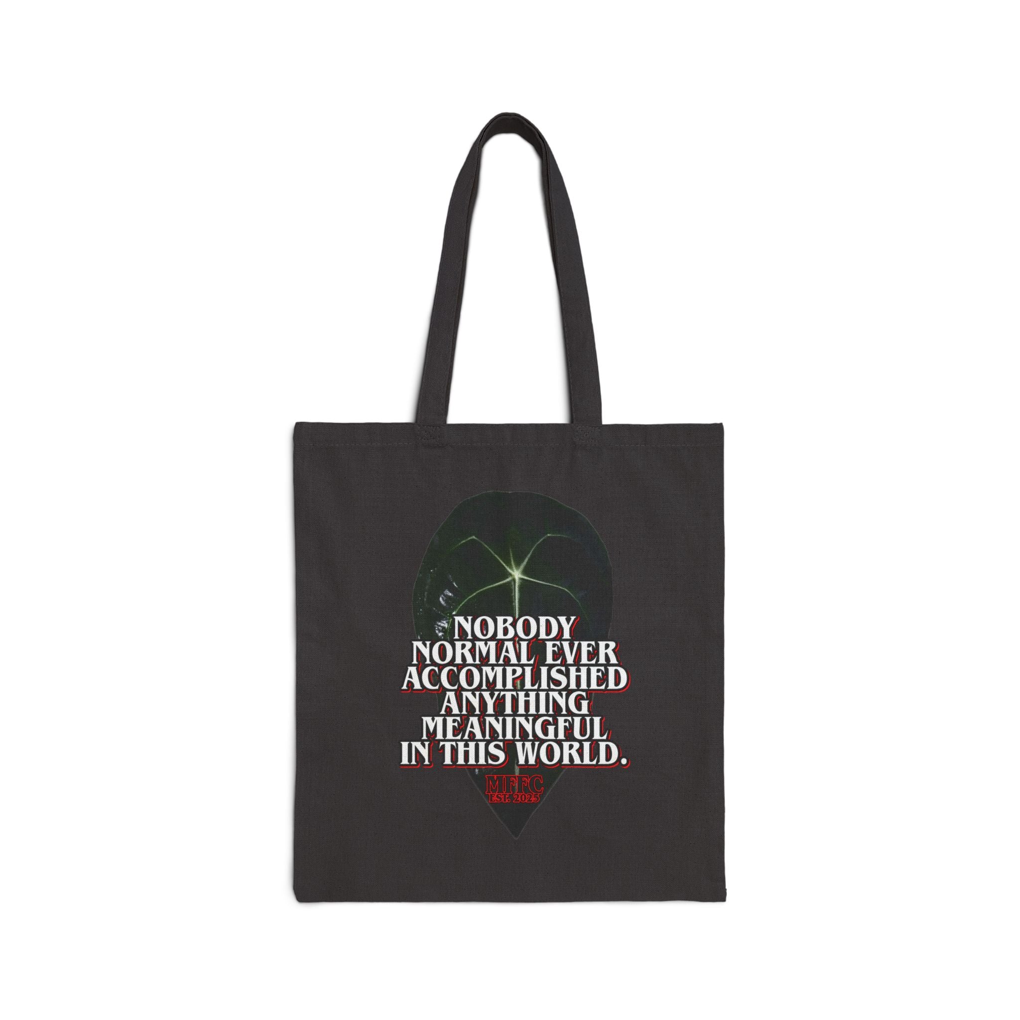 "Nobody Normal" Cotton Canvas Tote