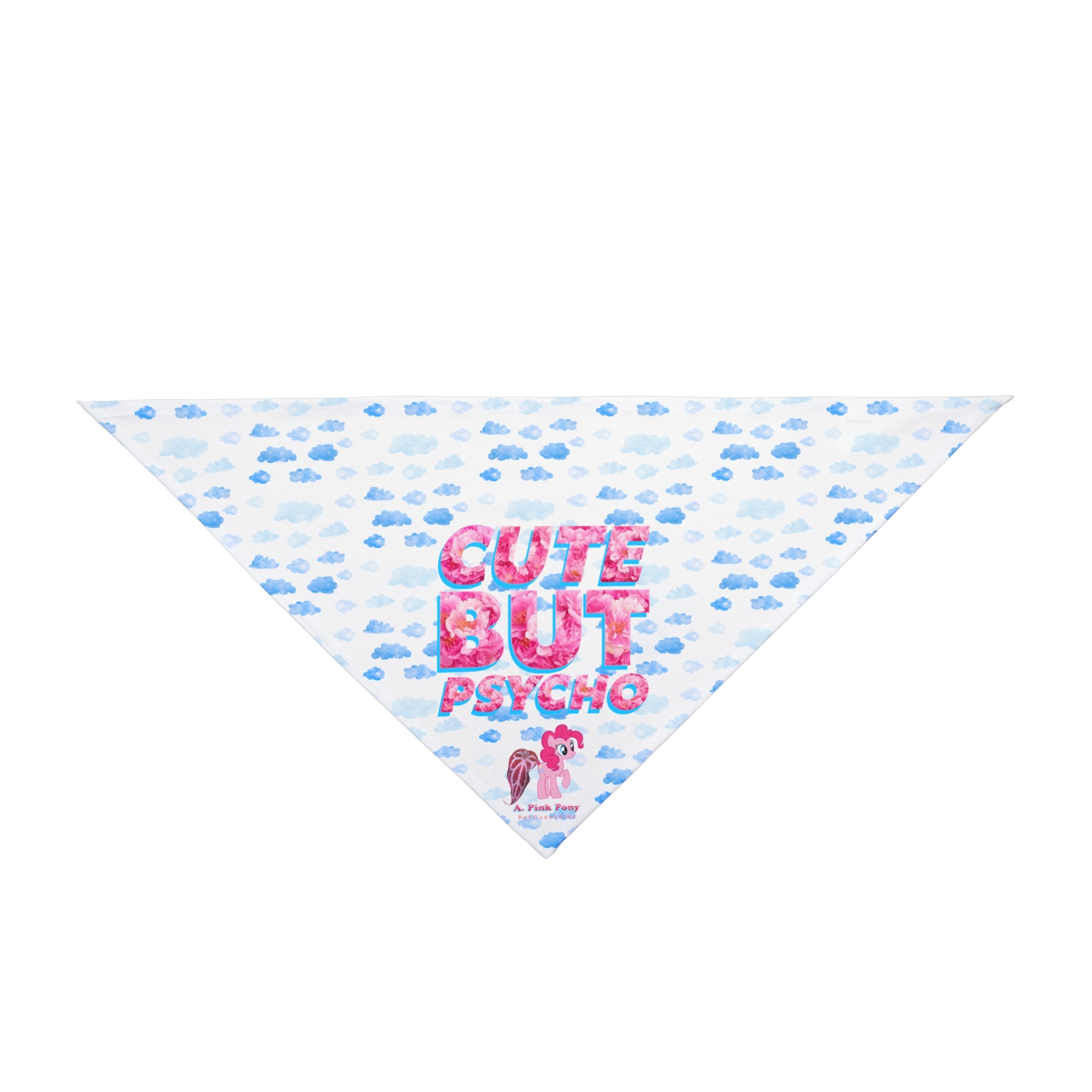 "Cute But Psycho" Bandana By The Anthurium Pink Pony Club