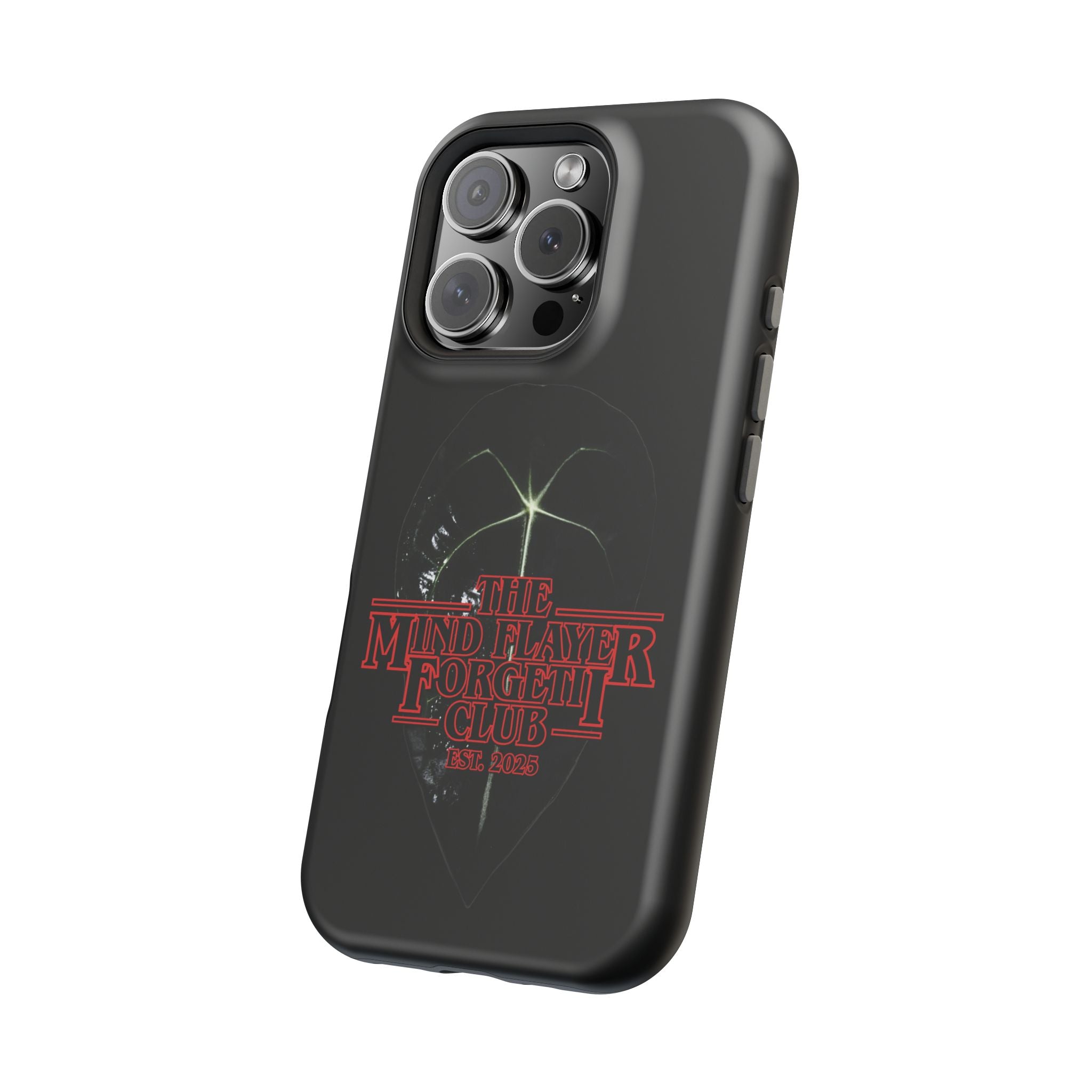Mind Flayer Forgetii Club - Black Magnetic Impact‑Resistant Case