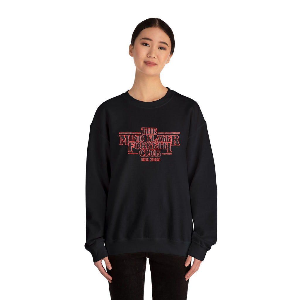 Mind Flayer Forgetii Club Official Logo Embroidered Sweatshirt