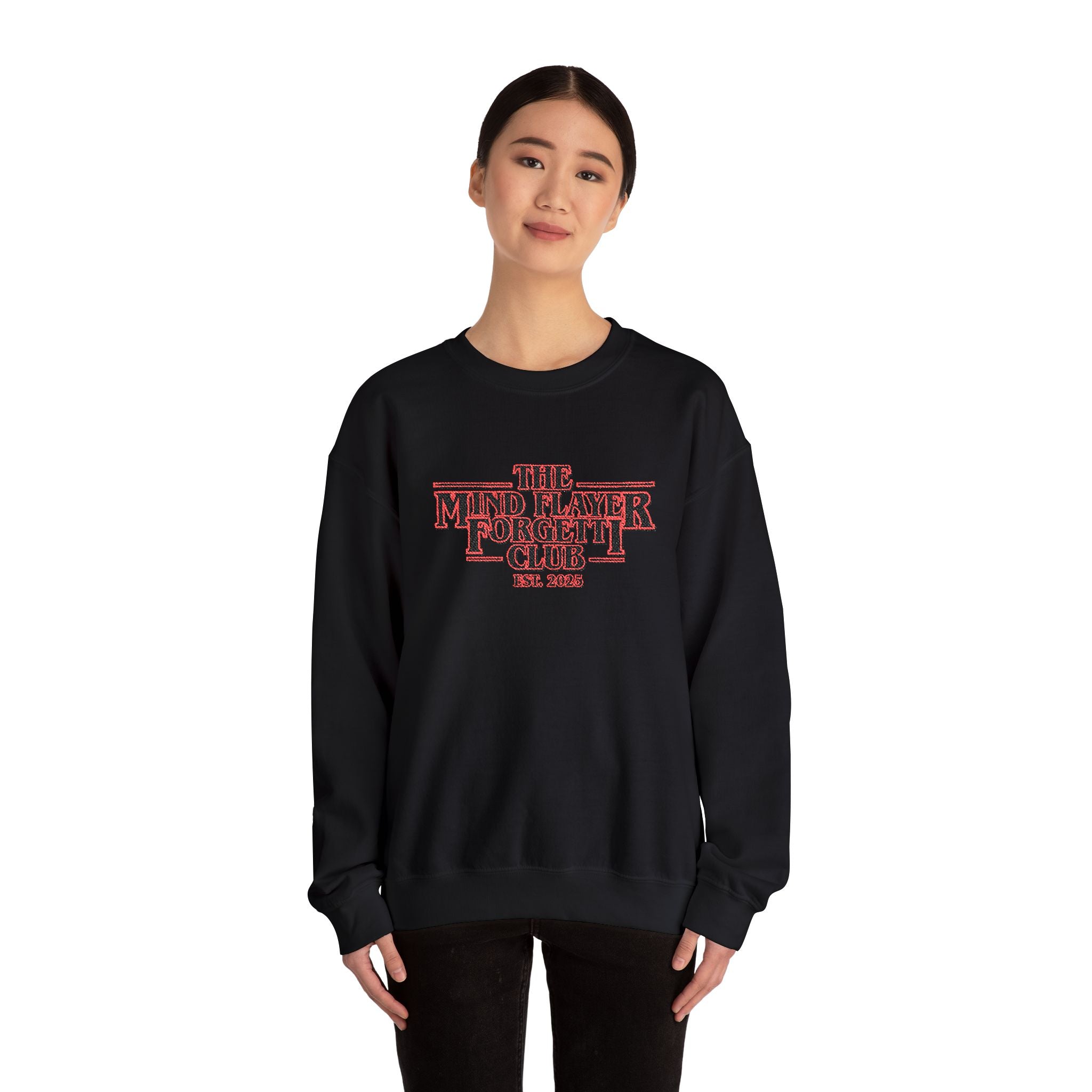 Mind Flayer Forgetii Club Official Logo Embroidered Sweatshirt