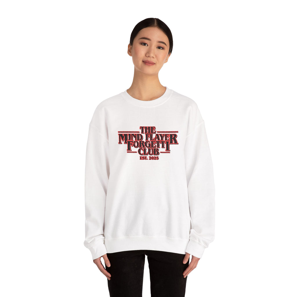 Mind Flayer Forgetii Club Official Logo Embroidered Sweatshirt
