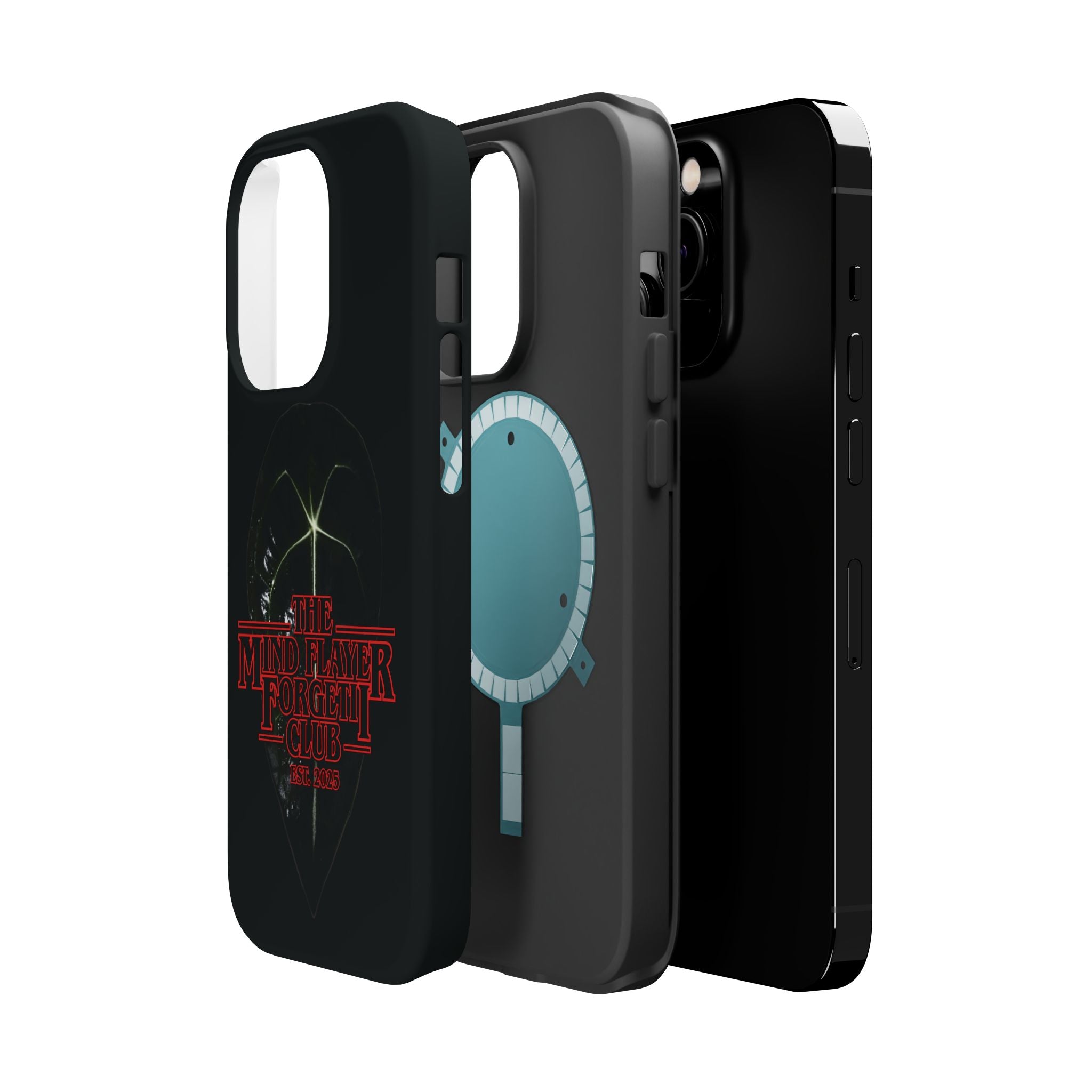Mind Flayer Forgetii Club - Black Magnetic Impact‑Resistant Case