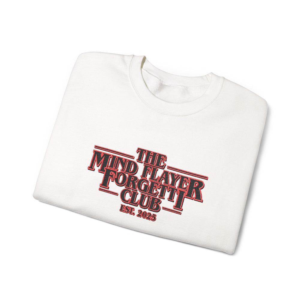 Mind Flayer Forgetii Club Official Logo Embroidered Sweatshirt