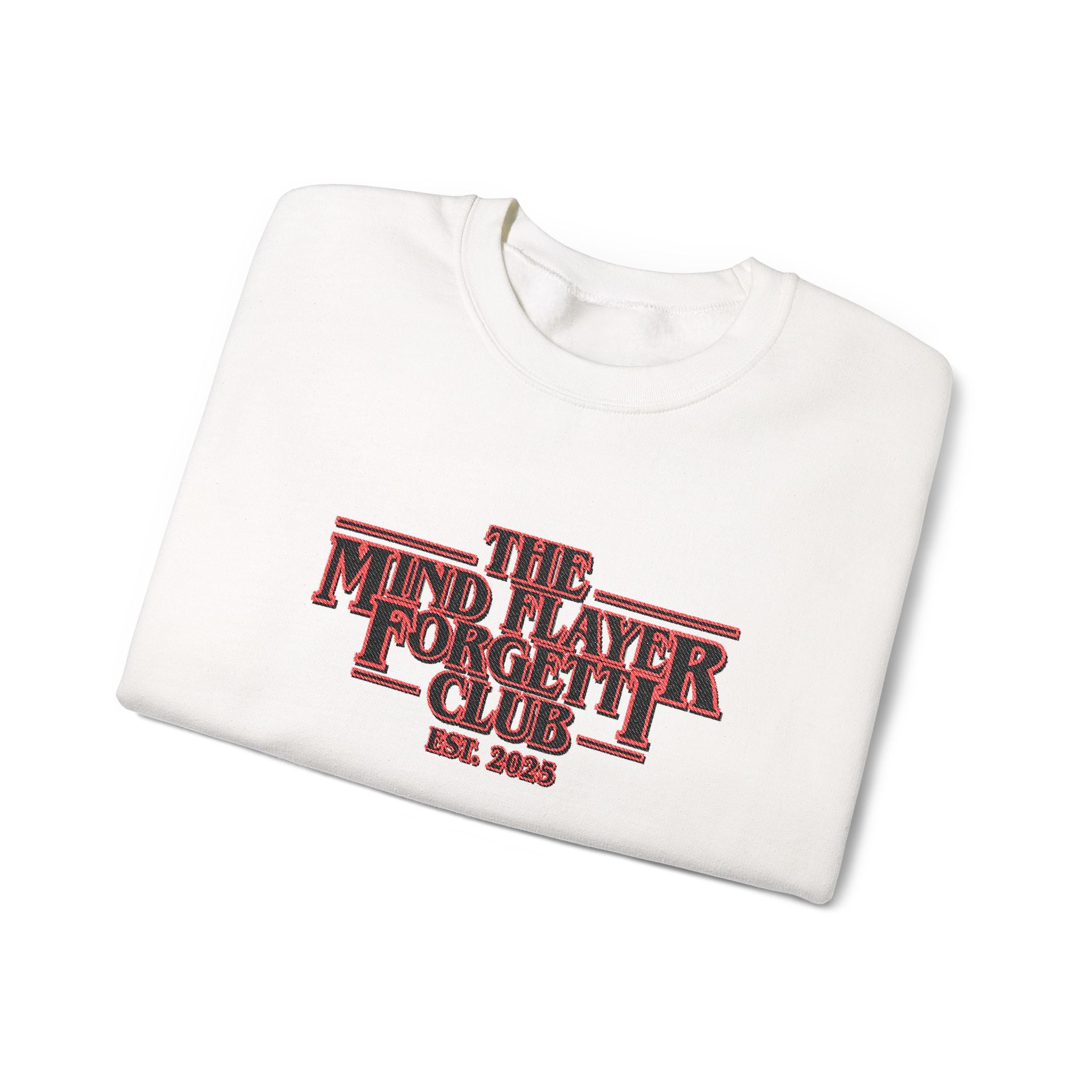 Mind Flayer Forgetii Club Official Logo Embroidered Sweatshirt