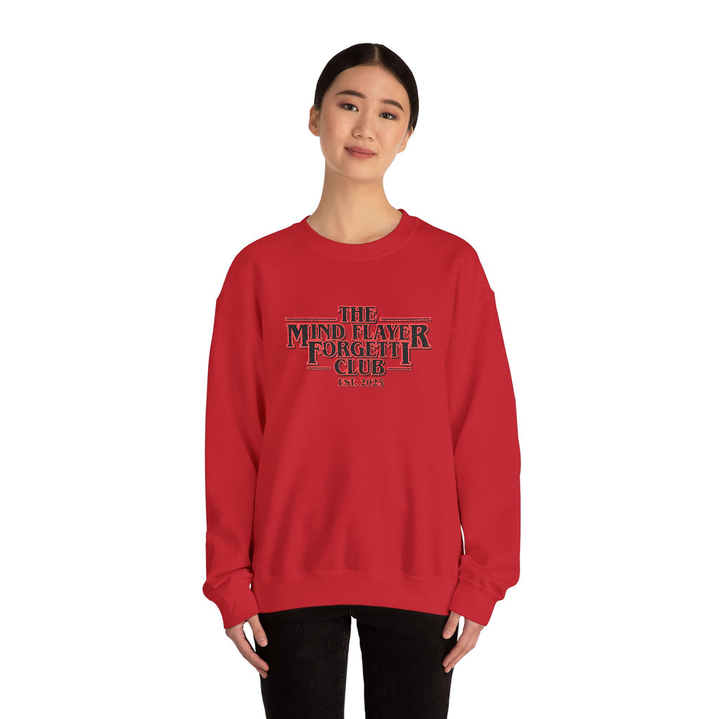 Mind Flayer Forgetii Club Official Logo Embroidered Sweatshirt
