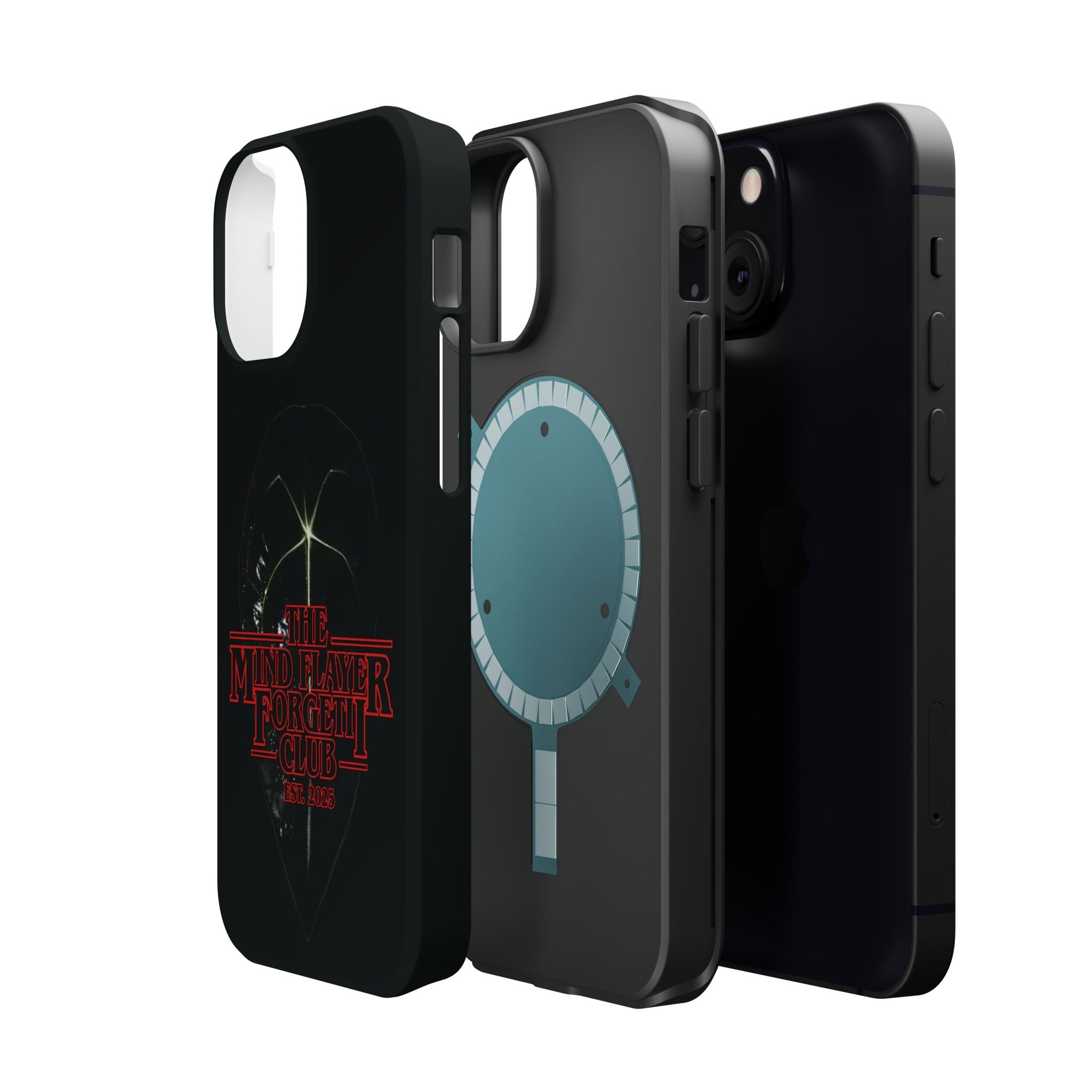 Mind Flayer Forgetii Club - Black Magnetic Impact‑Resistant Case