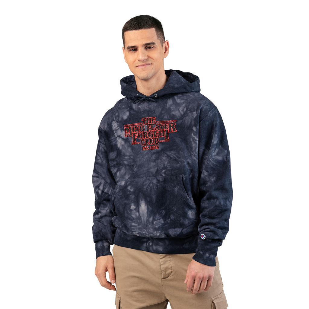 Mind Flayer Forgetii Club Official Embroidered Tie-Dye Champion Hoodie
