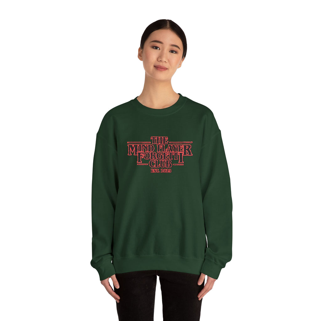 Mind Flayer Forgetii Club Official Logo Embroidered Sweatshirt