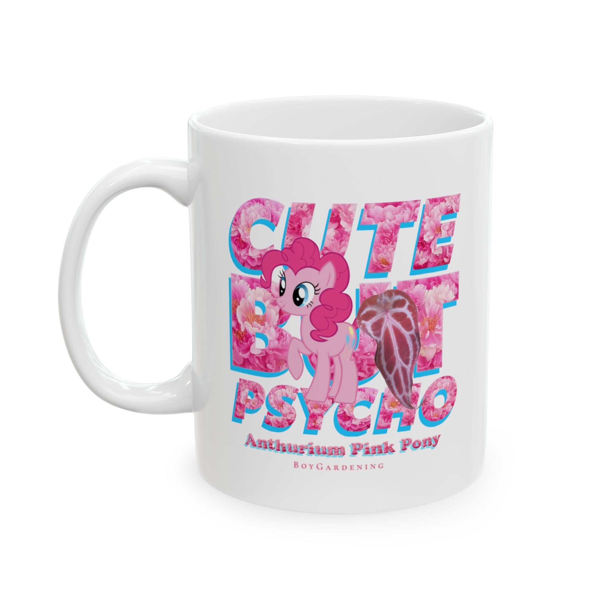 Anthurium Pink Pony Club "Cute But Psycho" Official Mug