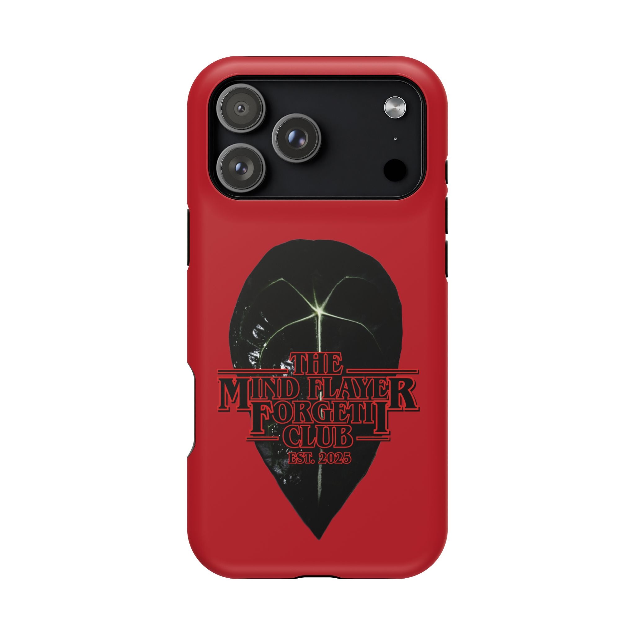 Mind Flayer ForgetIi Club - Red Magnetic Impact‑Resistant Case
