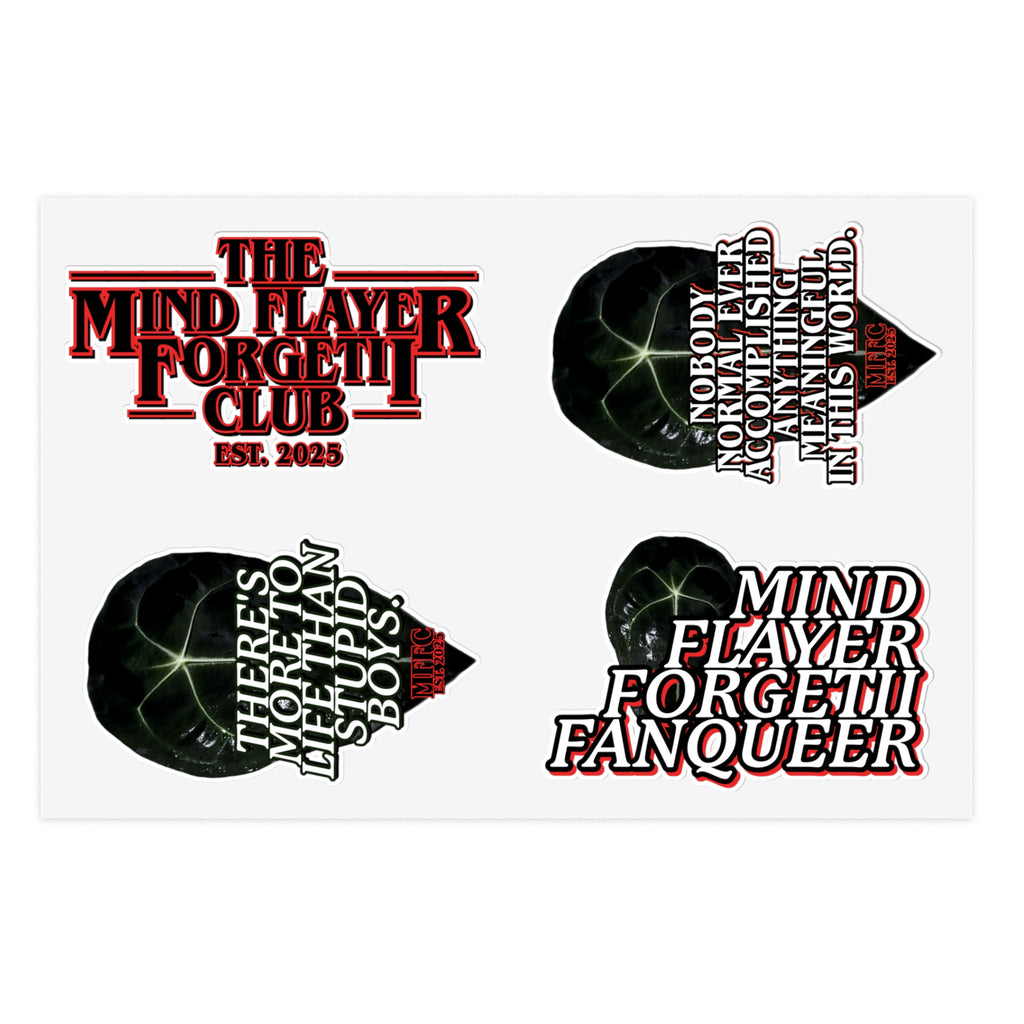 Mind Flayer Forgetii FANQUEER Sticker Sheet