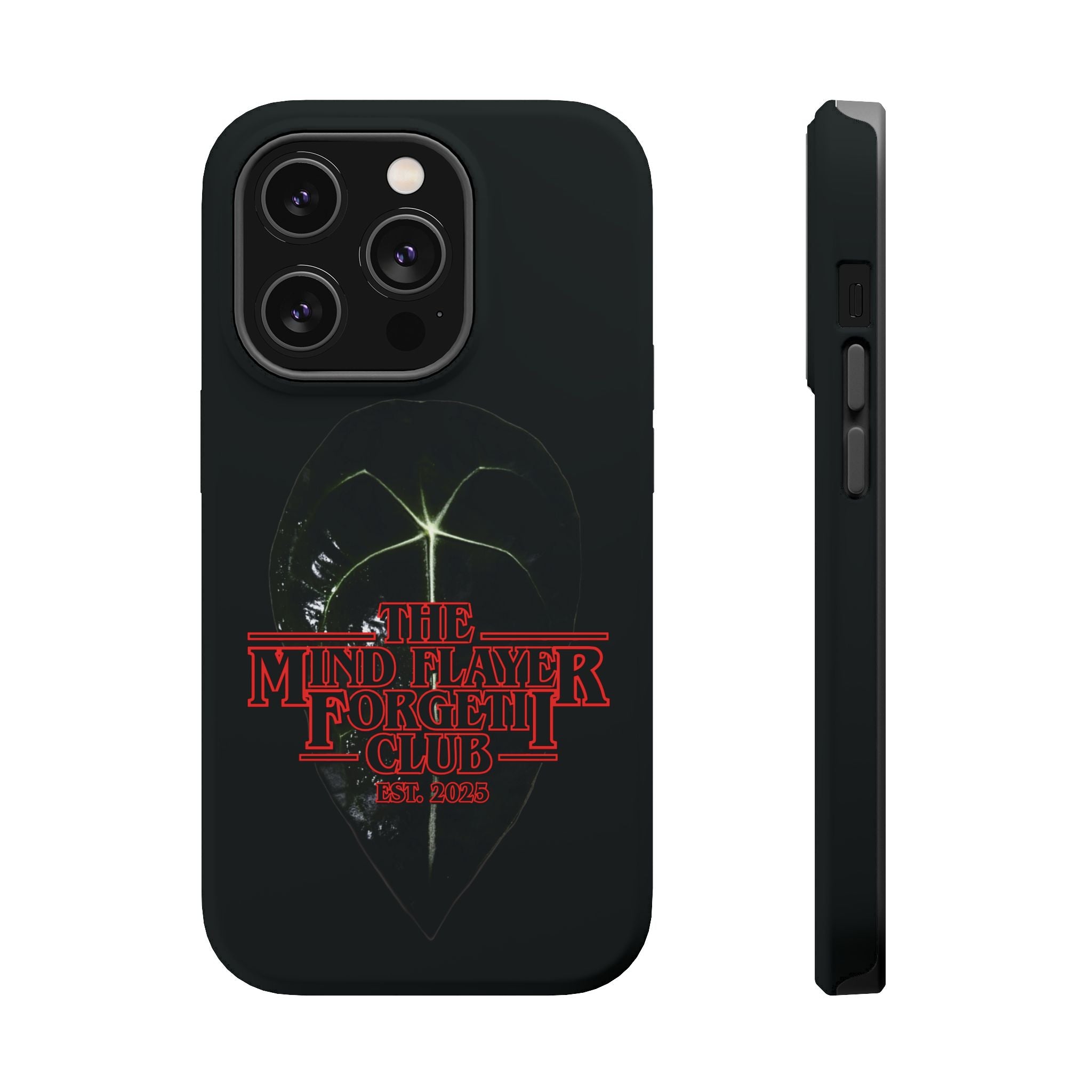 Mind Flayer Forgetii Club - Black Magnetic Impact‑Resistant Case