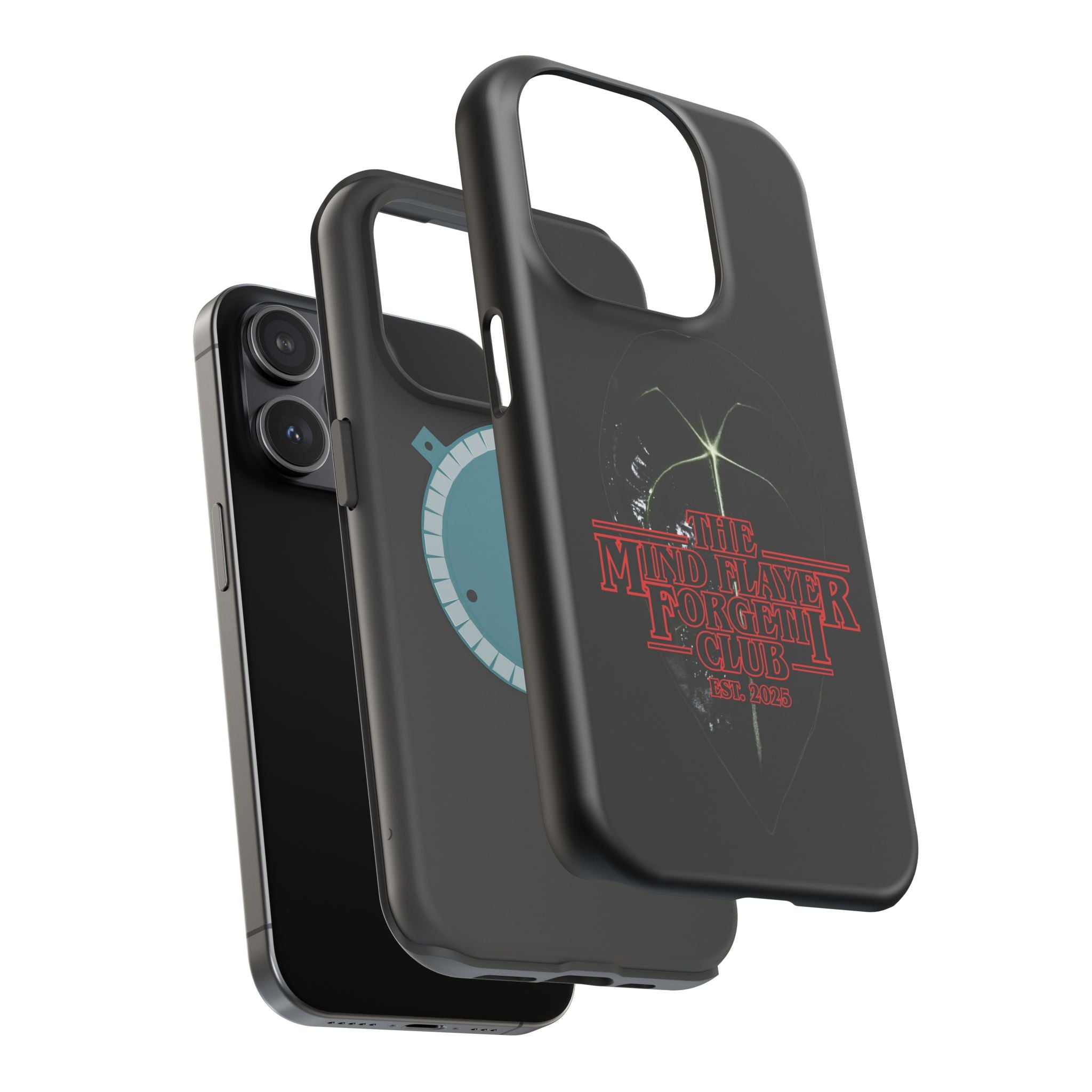 Mind Flayer Forgetii Club - Black Magnetic Impact‑Resistant Case