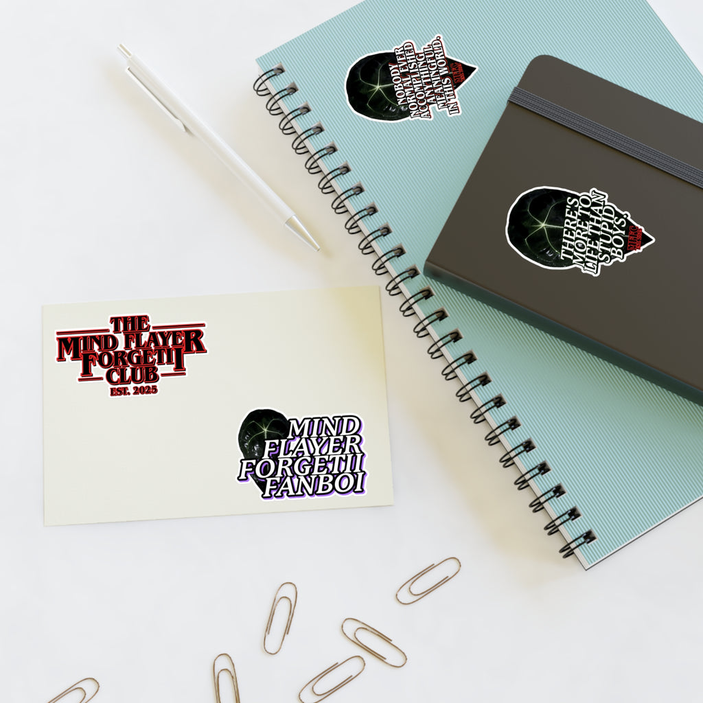 Mind Flayer Forgetii FANBOI Sticker Sheet