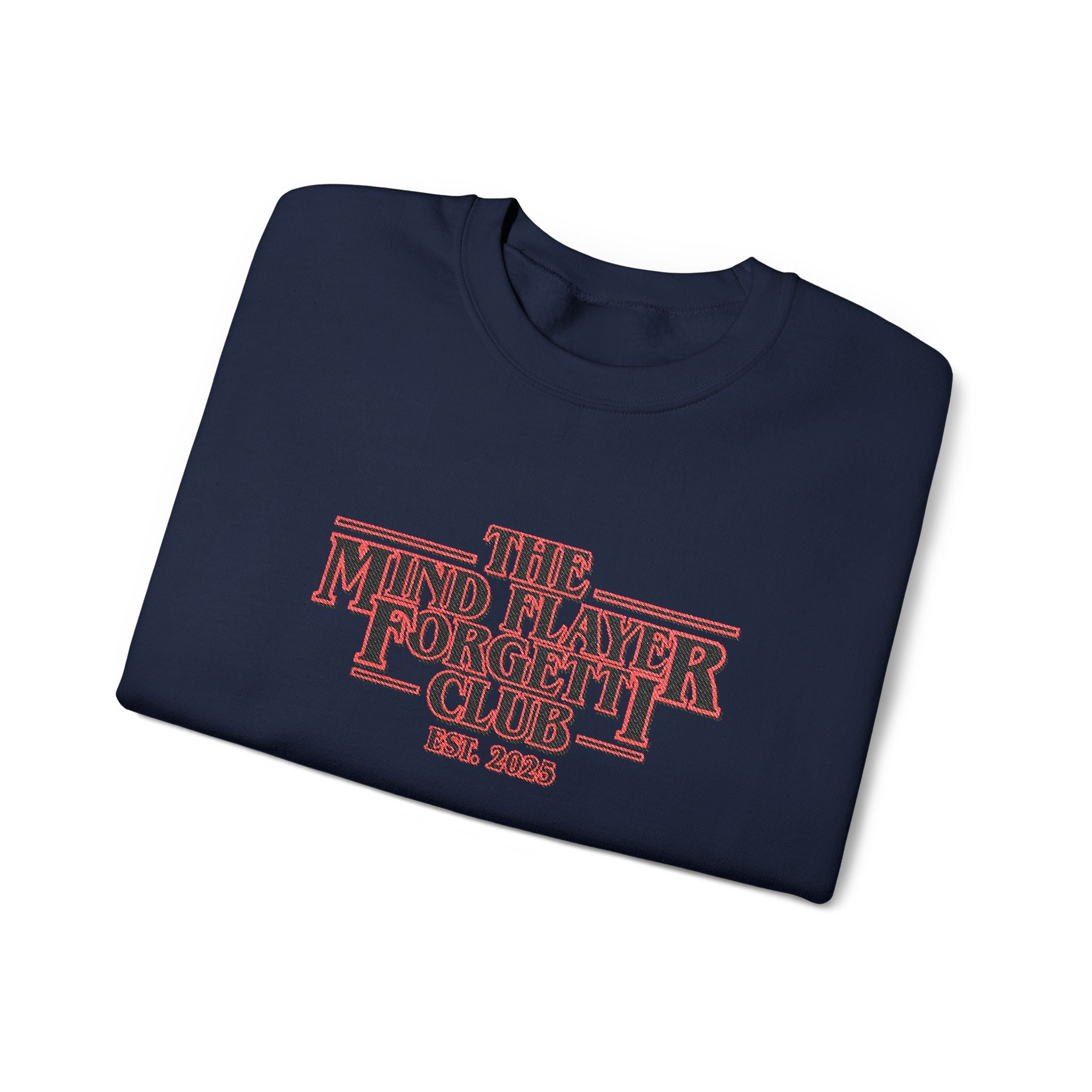 Mind Flayer Forgetii Club Official Logo Embroidered Sweatshirt