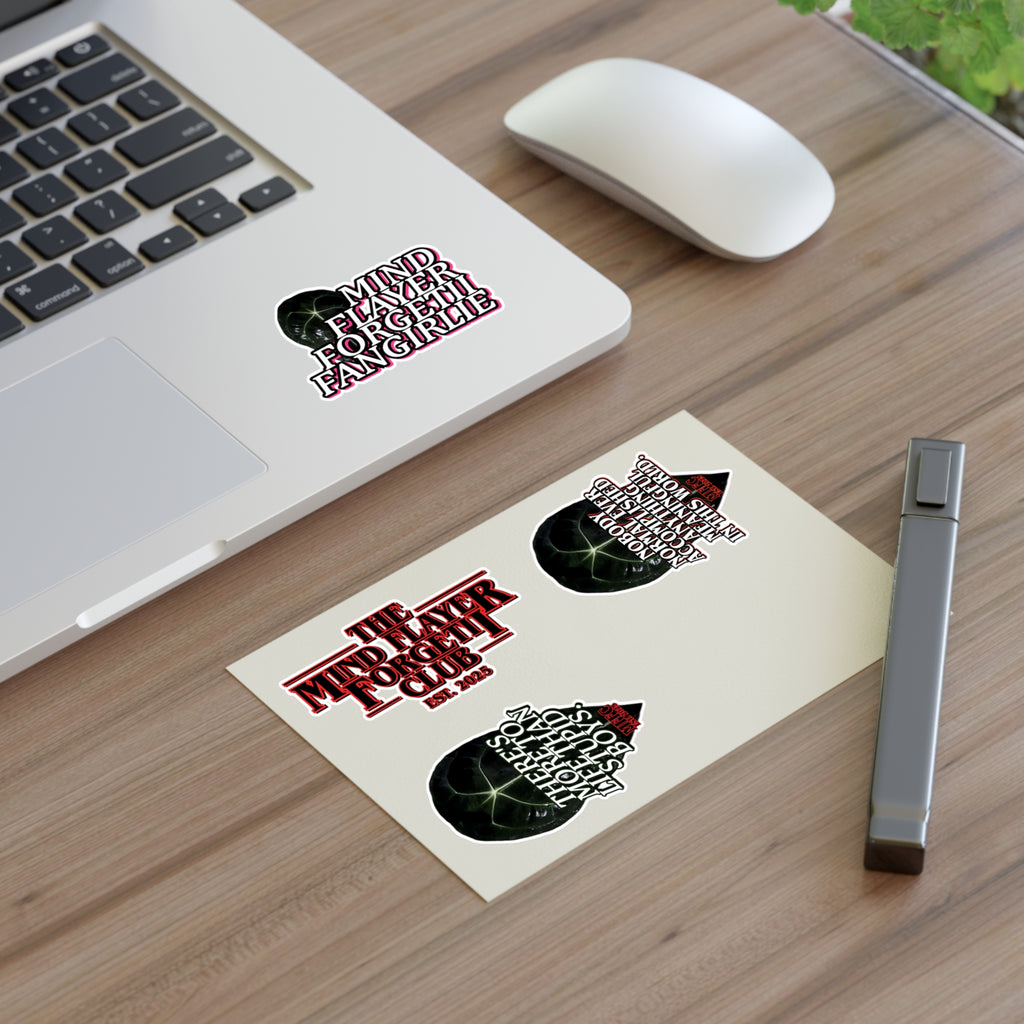 Mind Flayer Forgetii FANGIRLIE Sticker Sheet