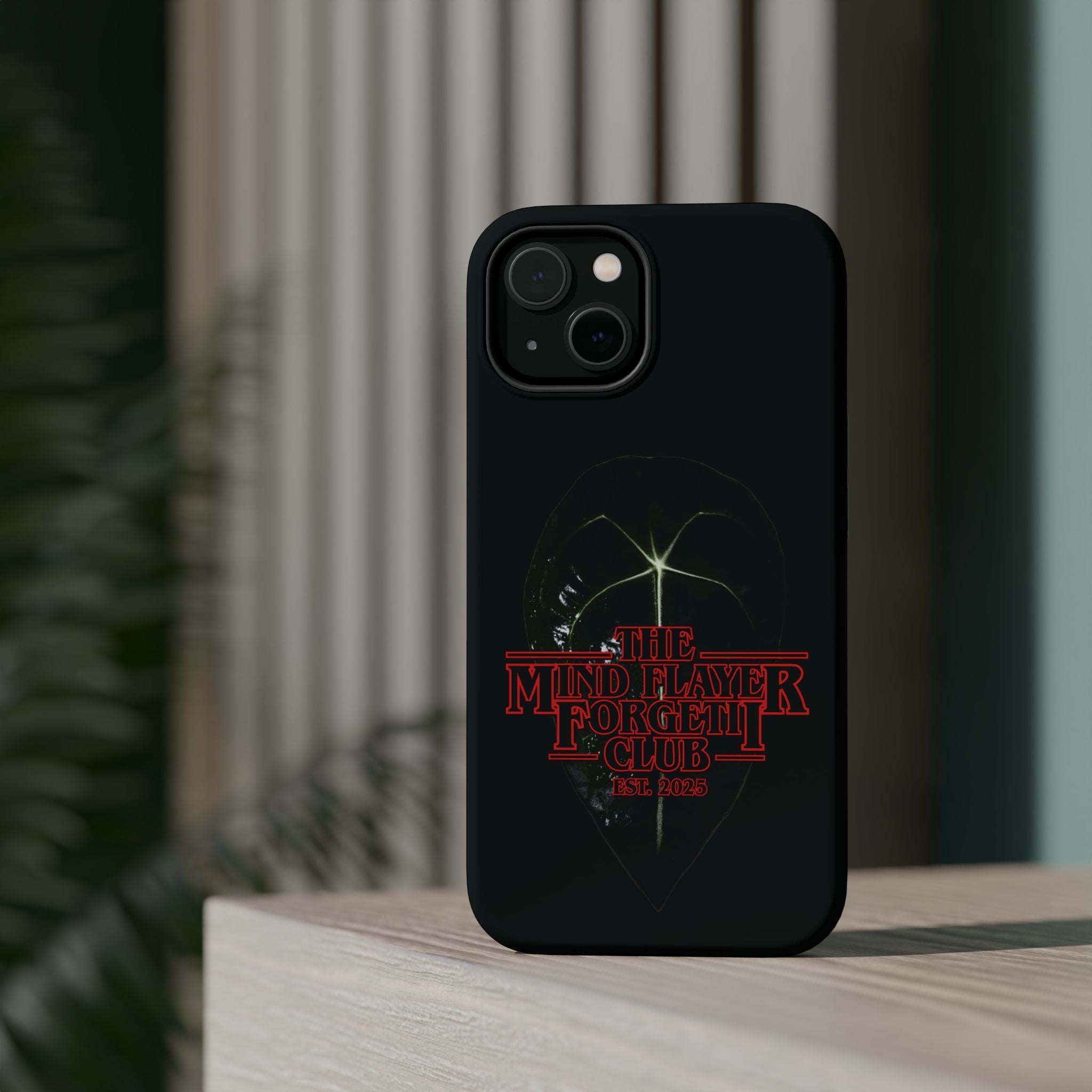 Mind Flayer Forgetii Club - Black Magnetic Impact‑Resistant Case
