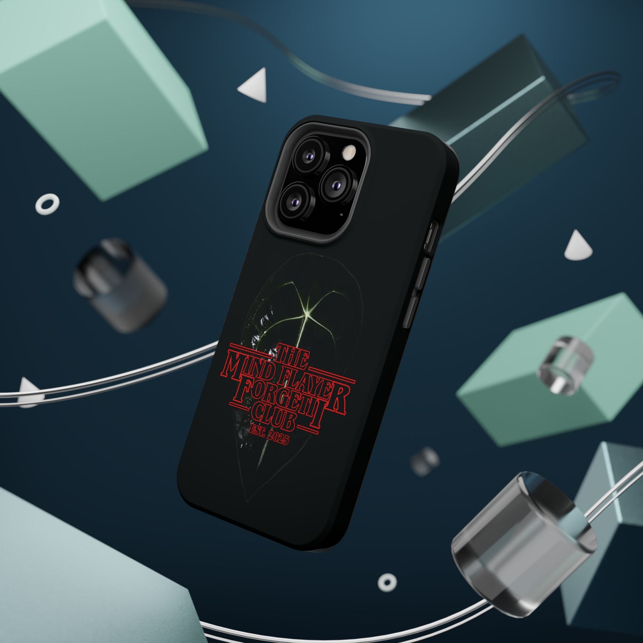 Mind Flayer Forgetii Club - Black Magnetic Impact‑Resistant Case