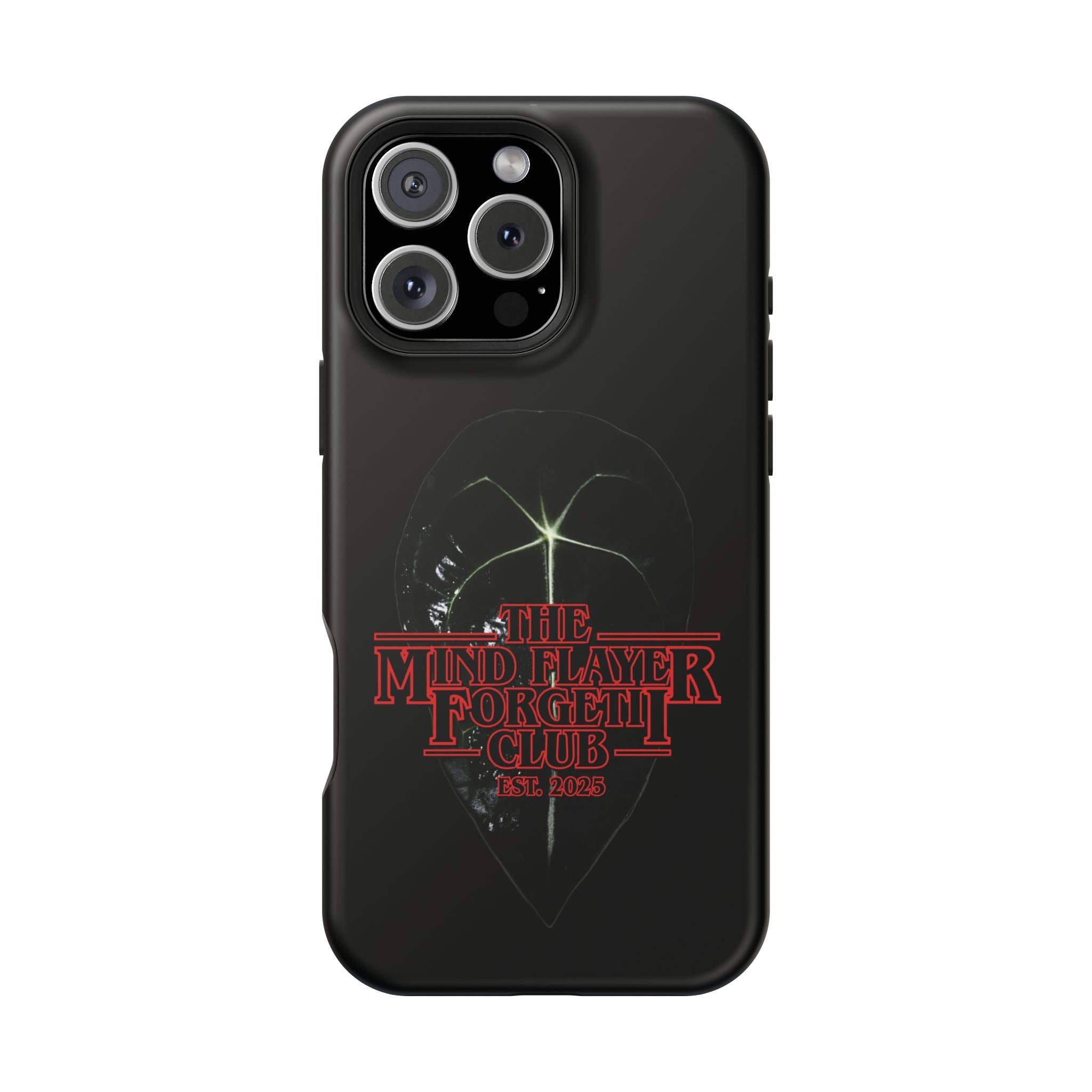 Mind Flayer Forgetii Club - Black Magnetic Impact‑Resistant Case