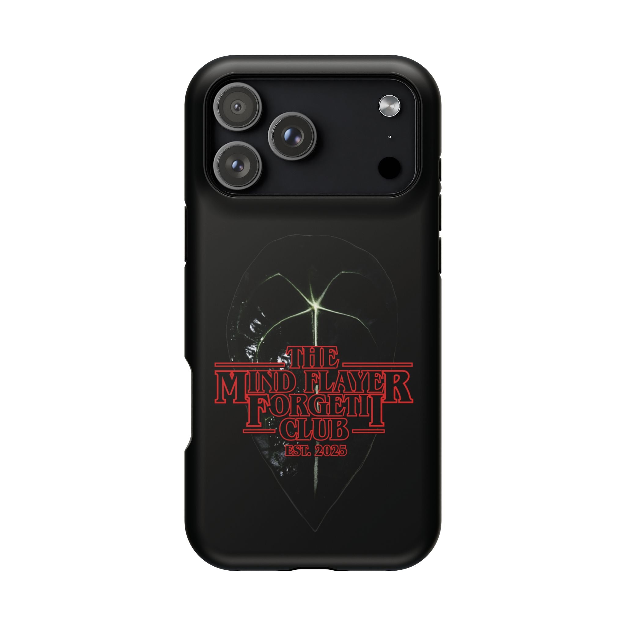 Mind Flayer Forgetii Club - Black Magnetic Impact‑Resistant Case