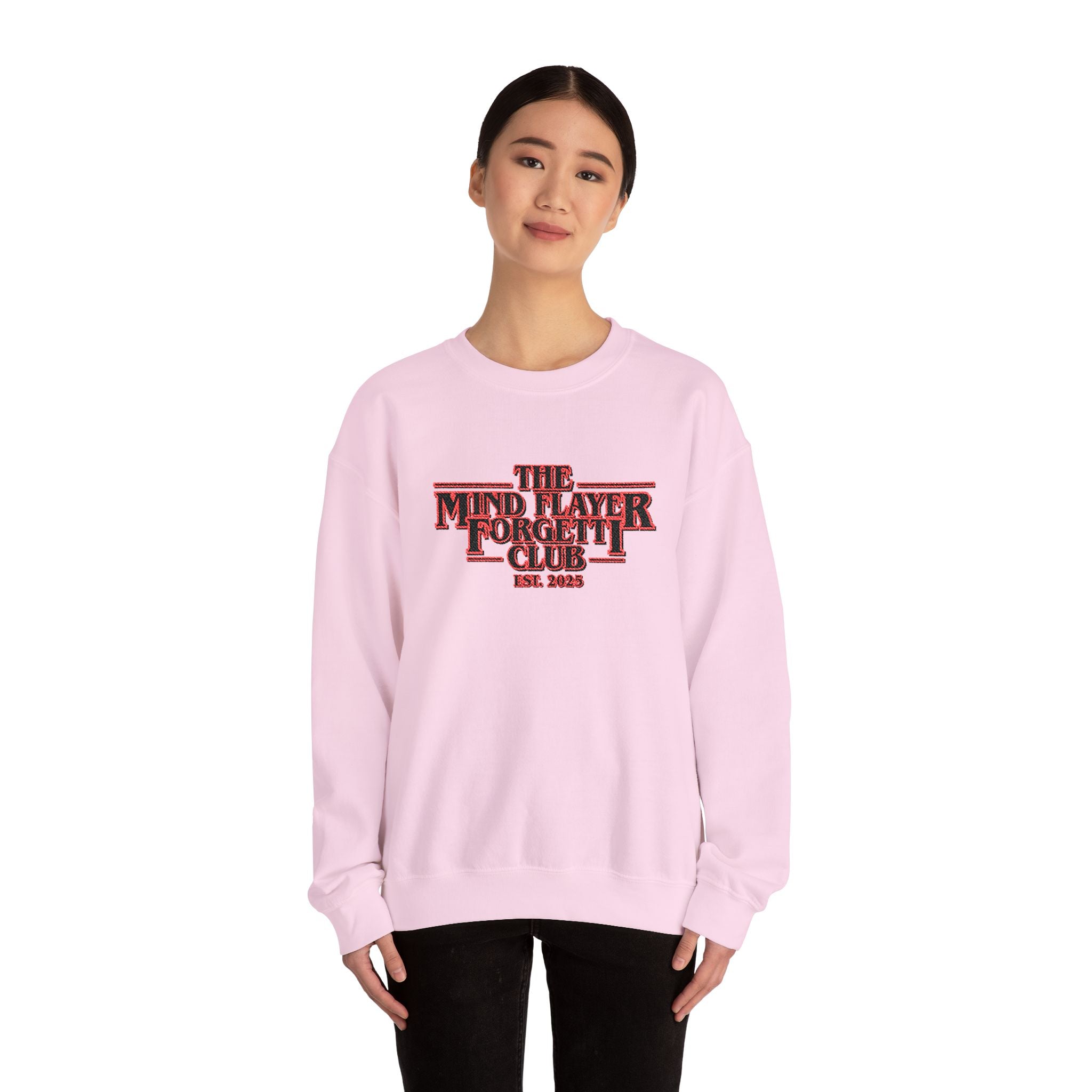 Mind Flayer Forgetii Club Official Logo Embroidered Sweatshirt