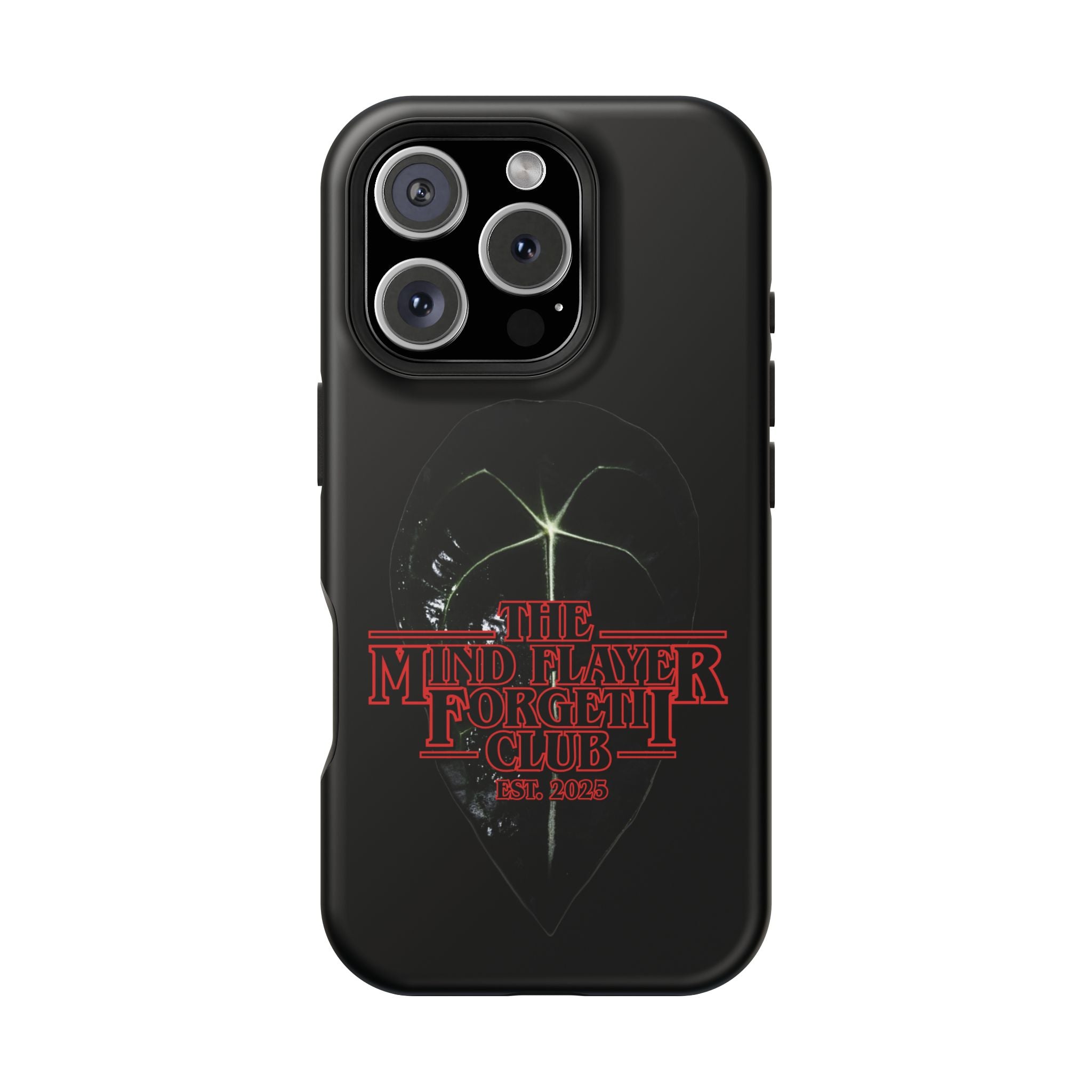 Mind Flayer Forgetii Club - Black Magnetic Impact‑Resistant Case