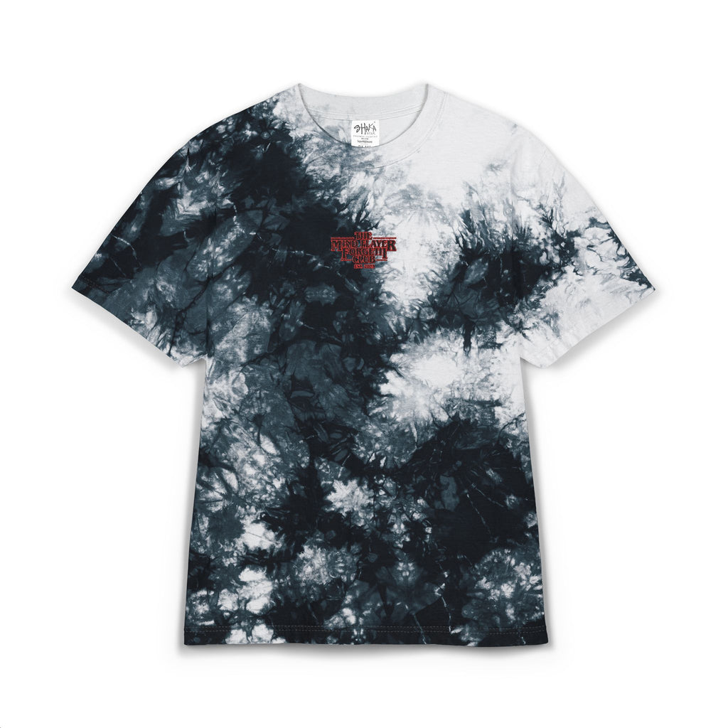 Mind Flayer Forgetii Club Logo Embroidered Oversized Tie-Dye Tee