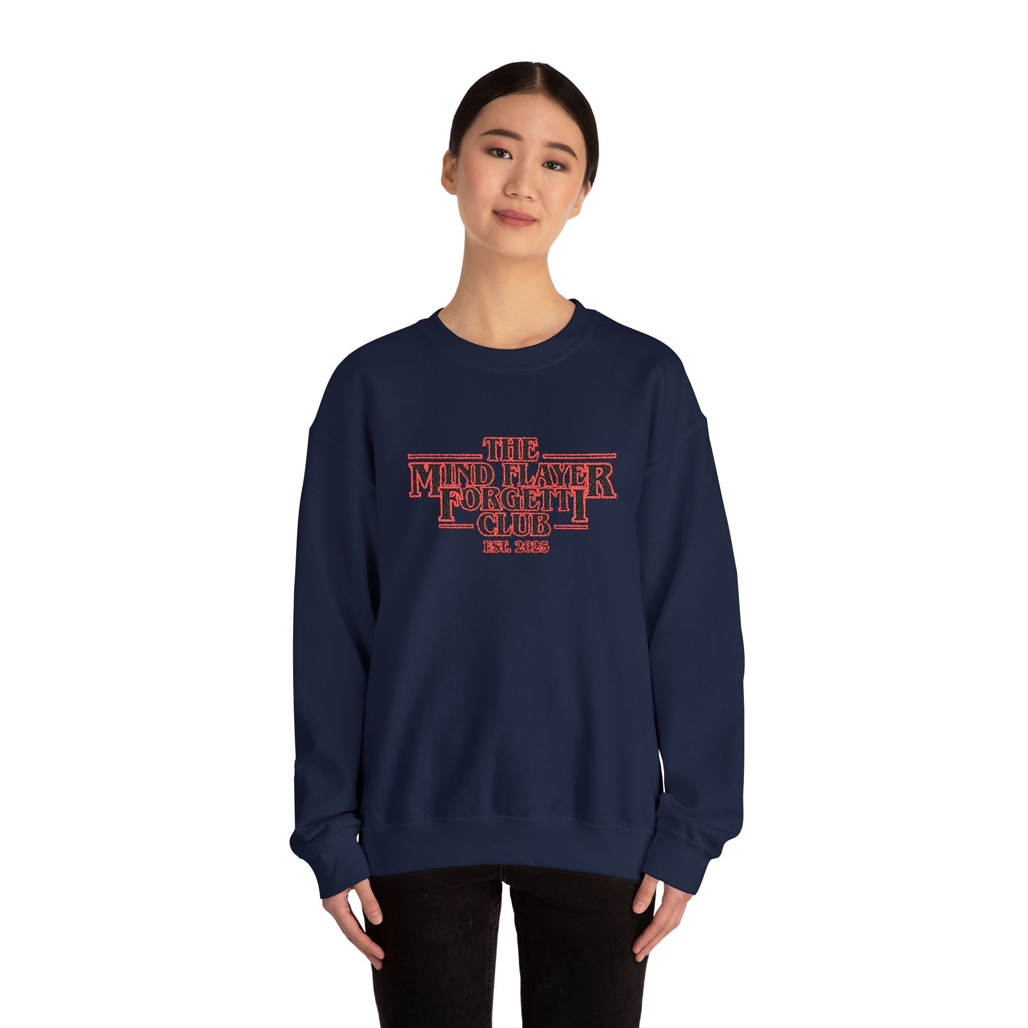 Mind Flayer Forgetii Club Official Logo Embroidered Sweatshirt