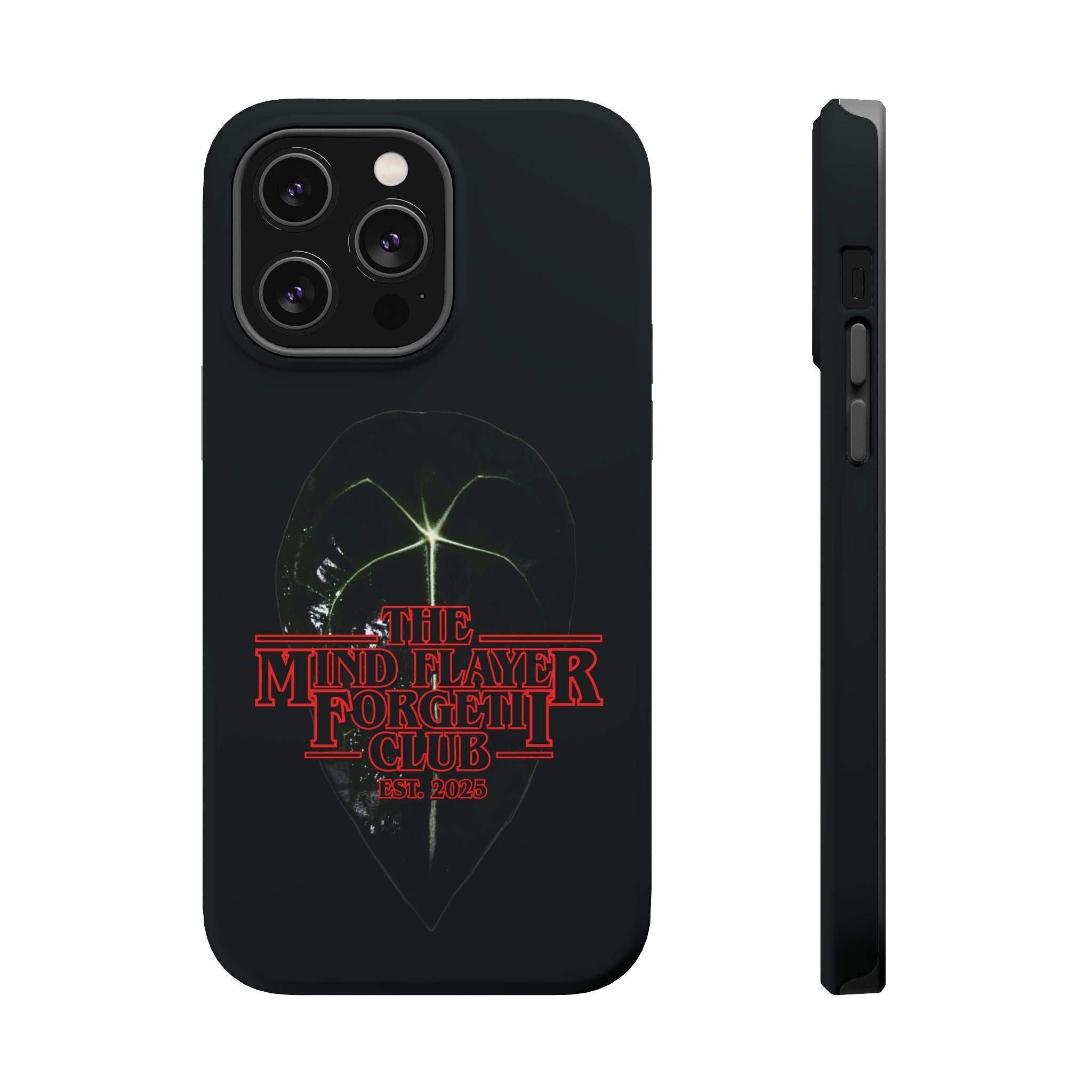Mind Flayer Forgetii Club - Black Magnetic Impact‑Resistant Case
