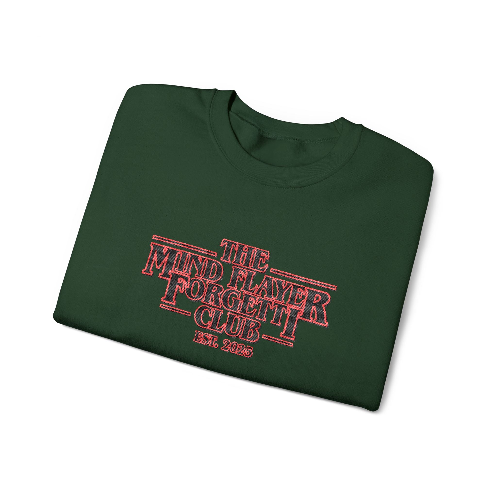 Mind Flayer Forgetii Club Official Logo Embroidered Sweatshirt