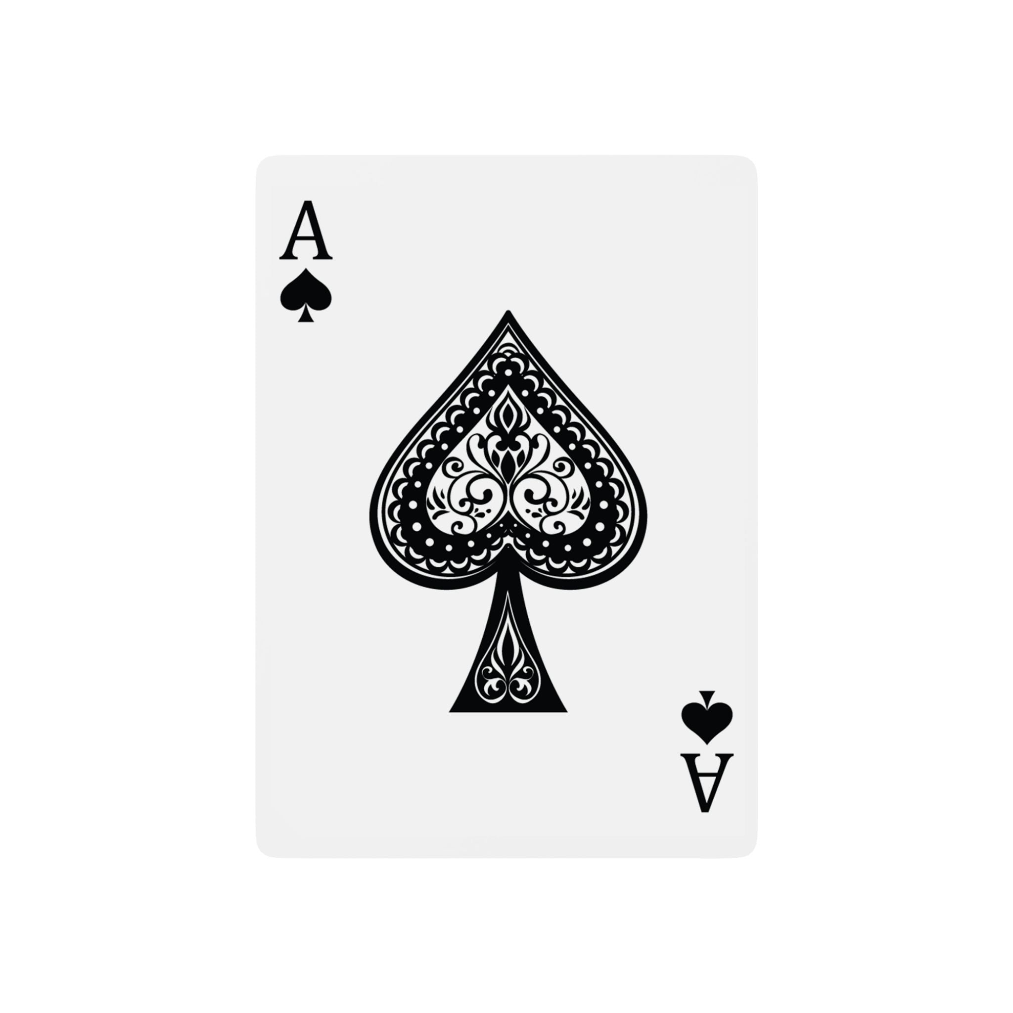 Mind Flayer Forgetii Club Poker Playing Cards in White