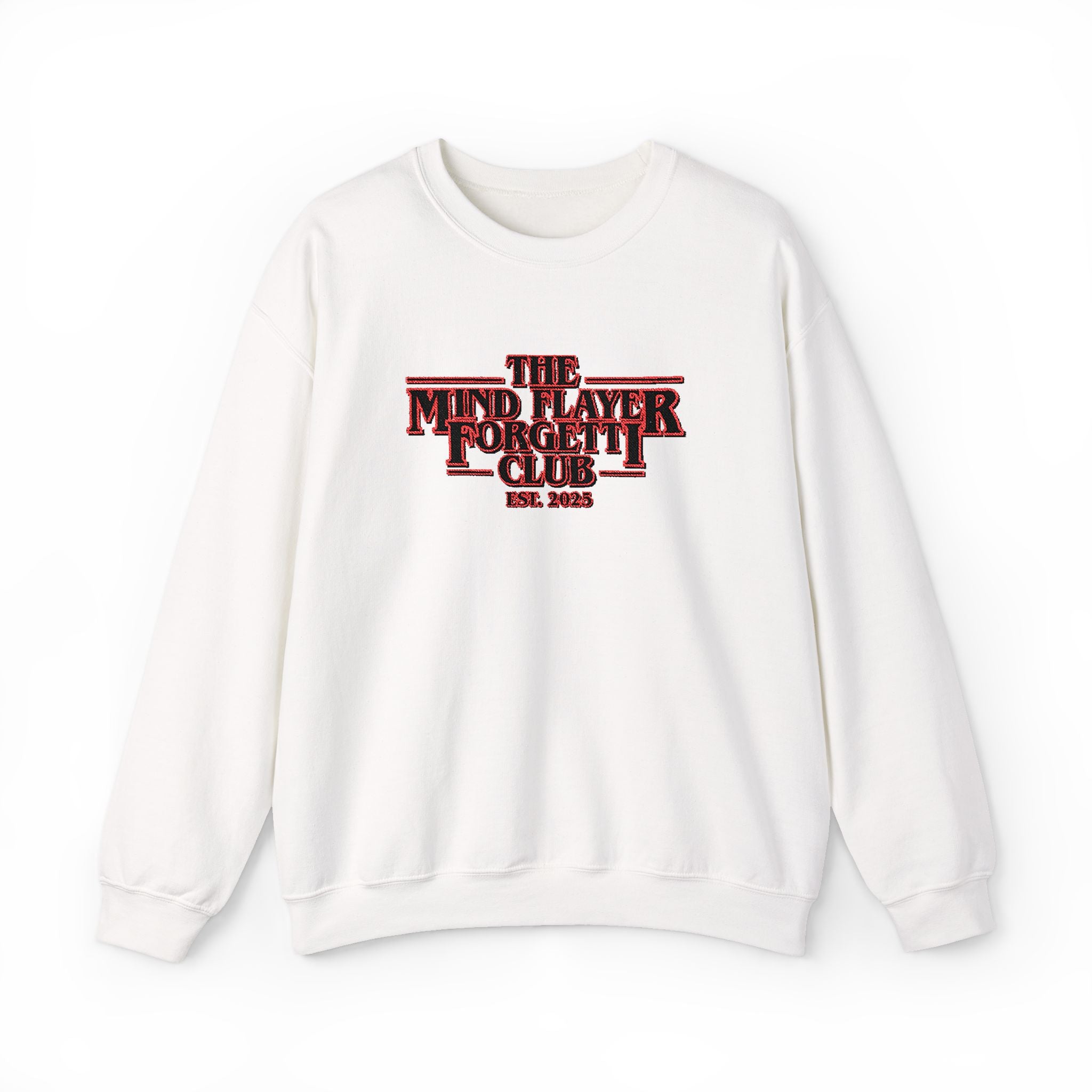 Mind Flayer Forgetii Club Official Logo Embroidered Sweatshirt